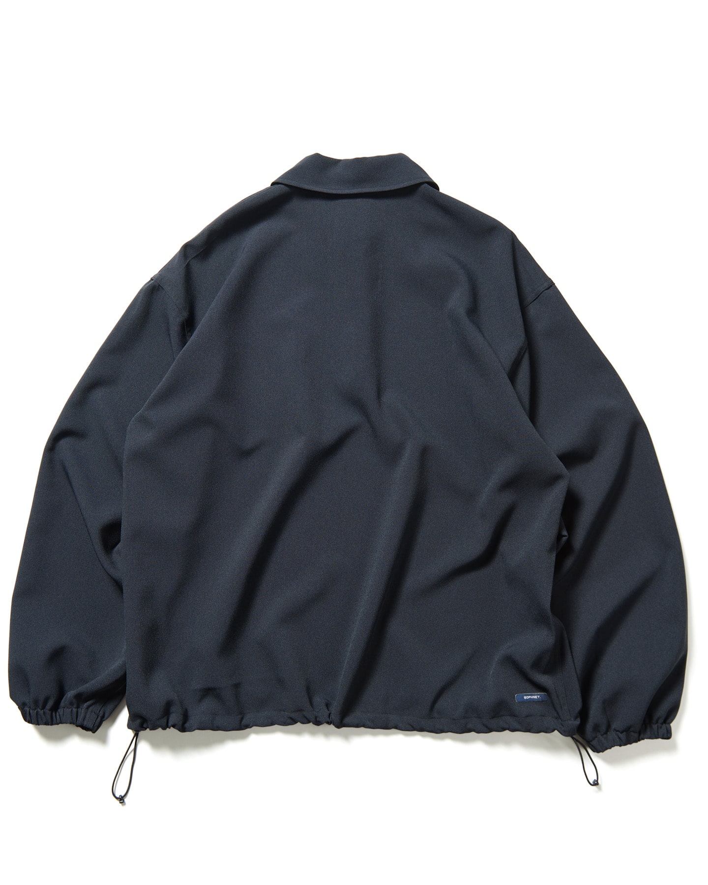 SOPH. | STRETCH WOVEN CLOTH PULLOVER SHIRT(M NAVY):