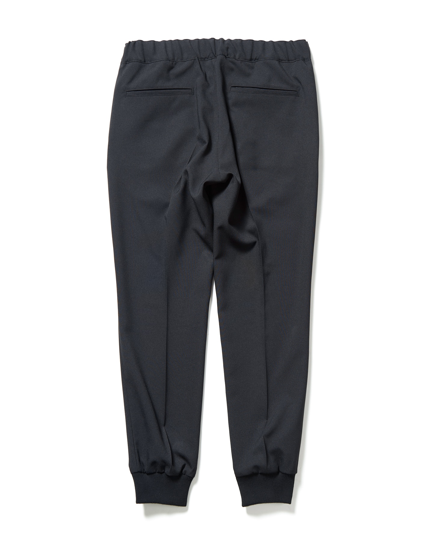 STRETCH WOVEN CLOTH SLIM FIT RIBBED PANTS(S BLACK) - SOPH.