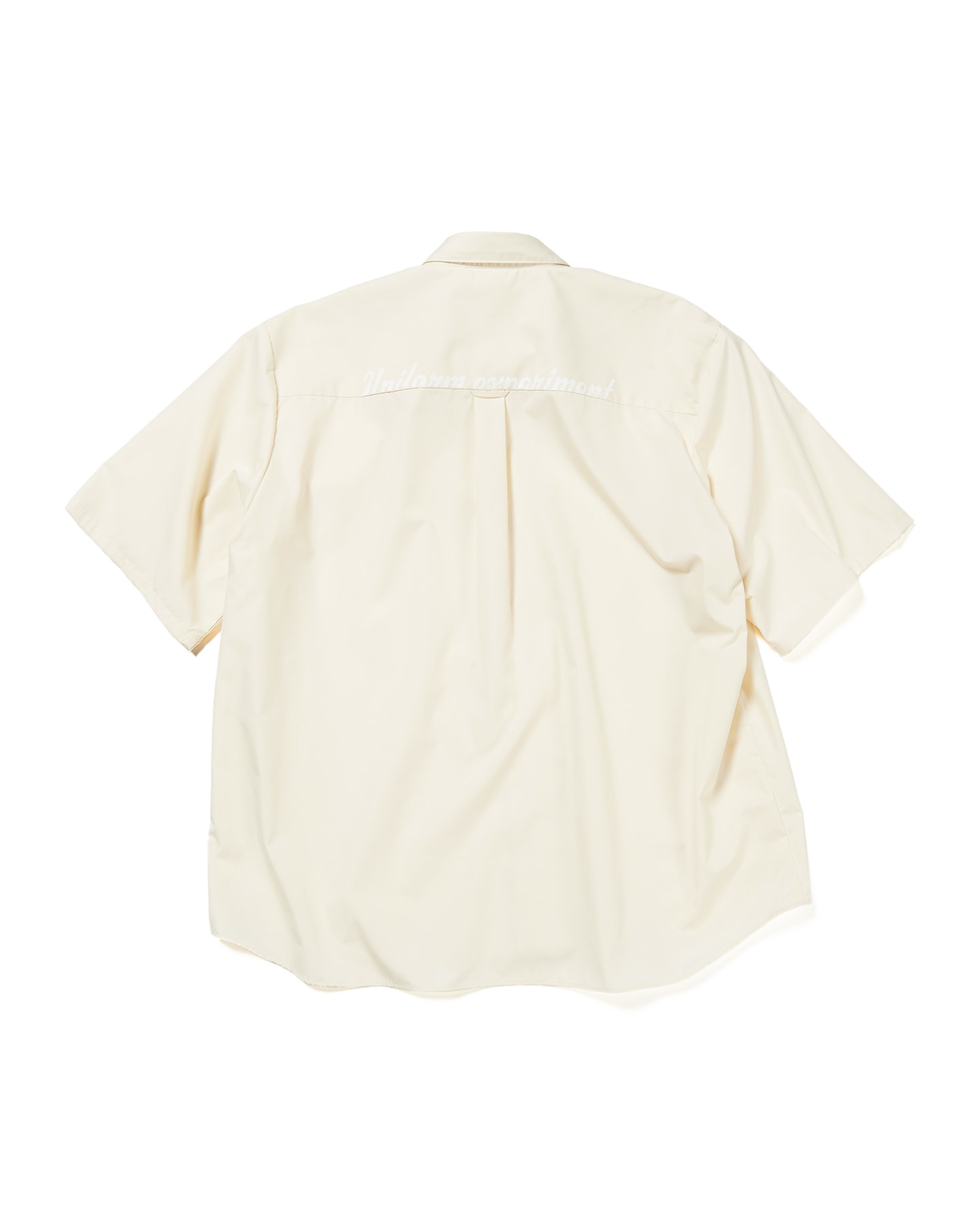 SOPH. | COTTON WEATHER YOKE LOGO PRINT S/S SHIRT(2 BEIGE):