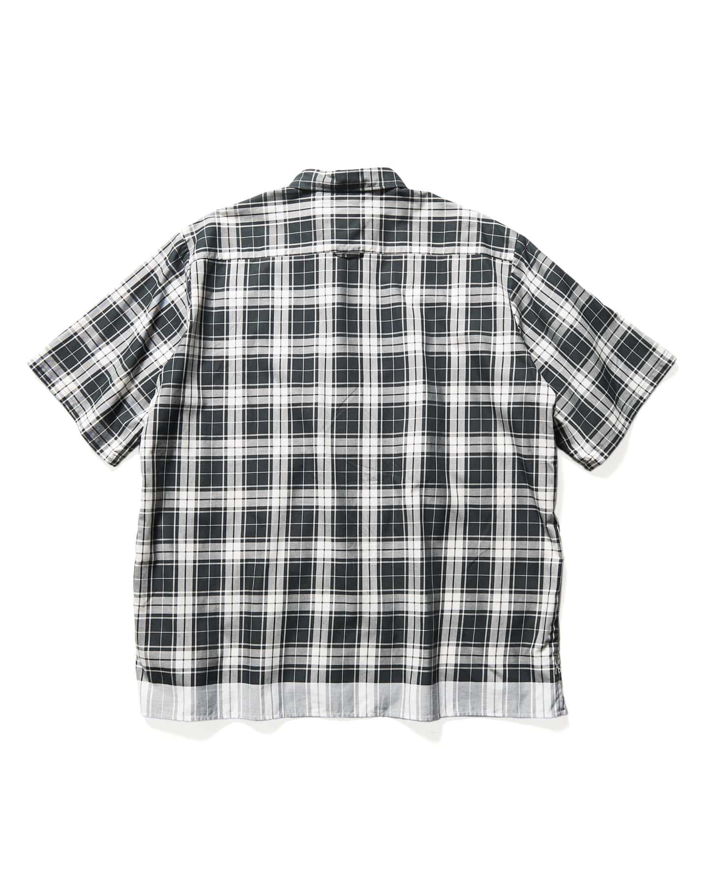 SOPH. | LINE CHECK S/S SHIRT(2 BLACK):