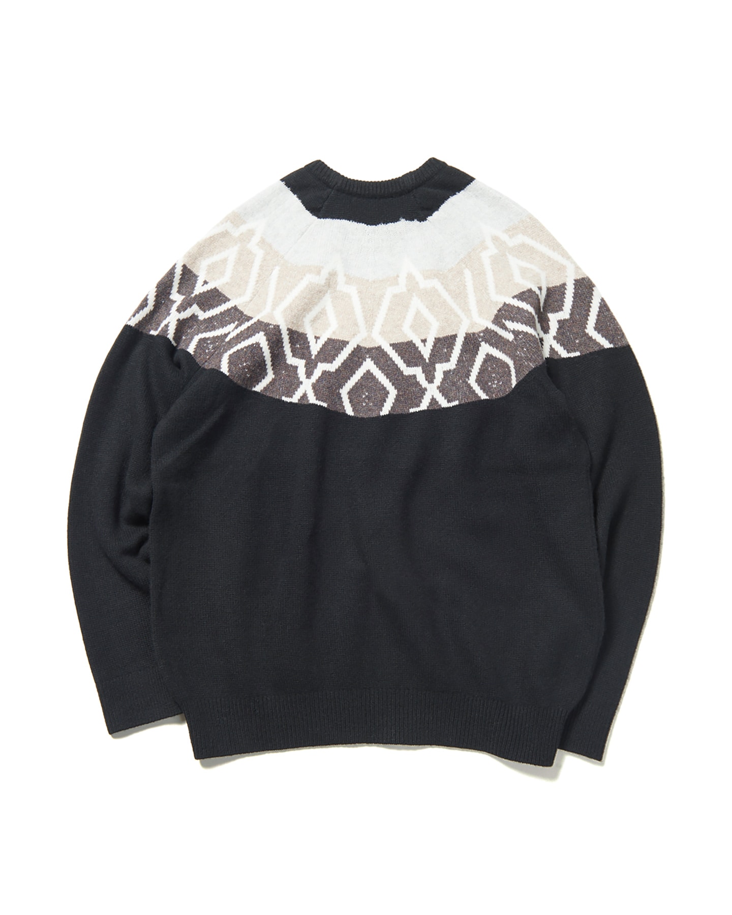 SOPH. | NORDIC CREWNECK SWEATER(2 BLACK):