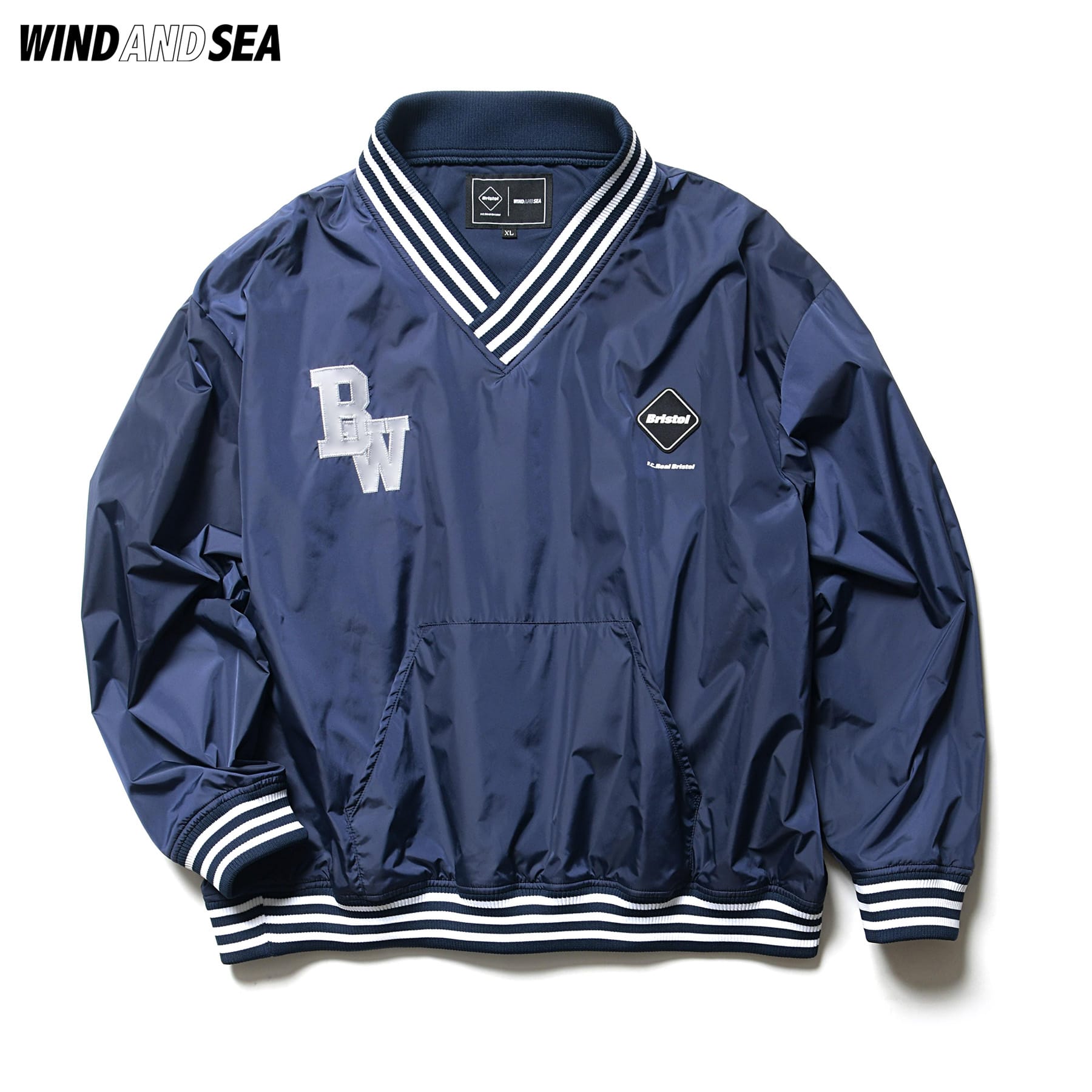 F.C.Real Bristol WIND AND SEA NAVY Mシャツ - トップス
