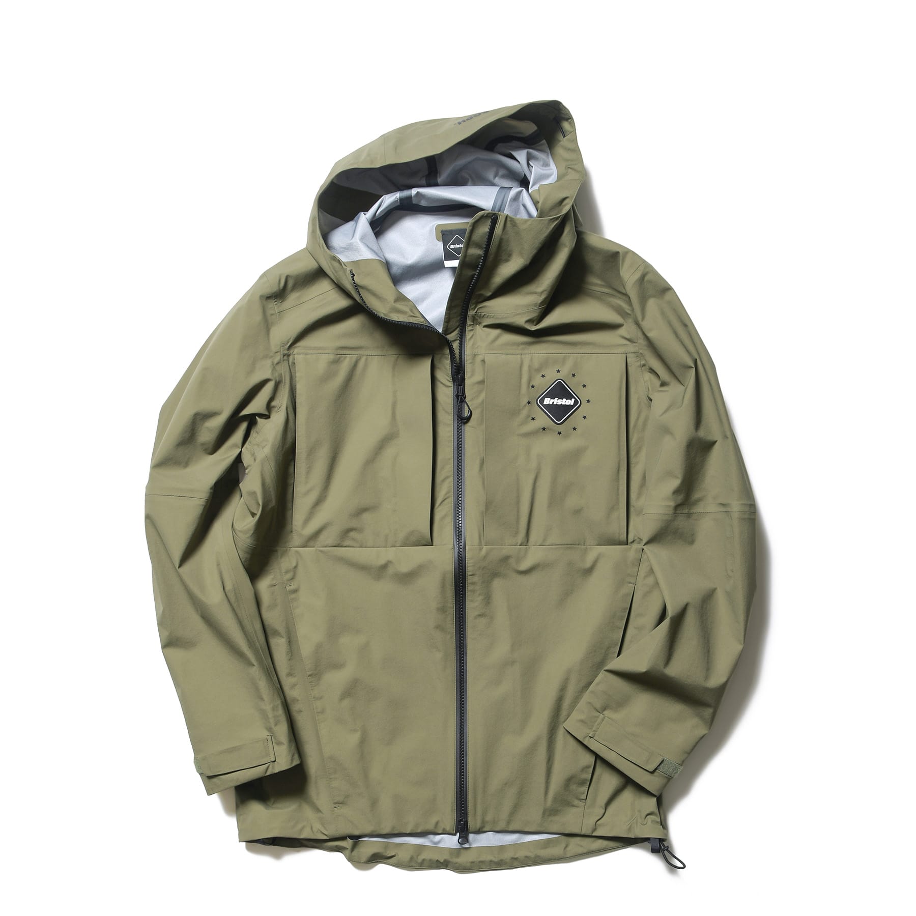 カーキS 3LAYER UTILITY TEAM JACKET fcrb ソフ｜マウンテンパーカー