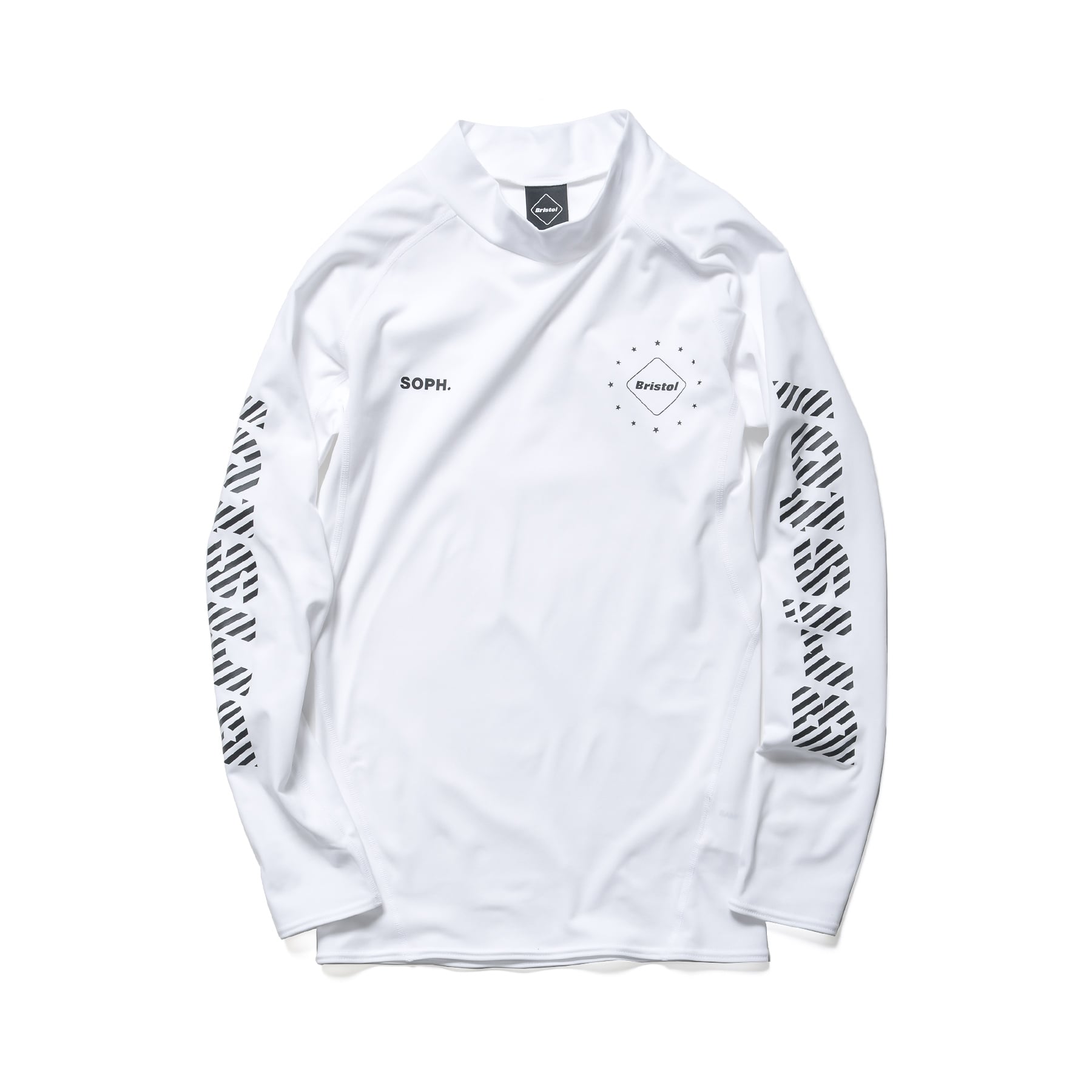 発売モデル FCRB×SOPH アンダーレイヤーモックネックトップ ロンT 白 M