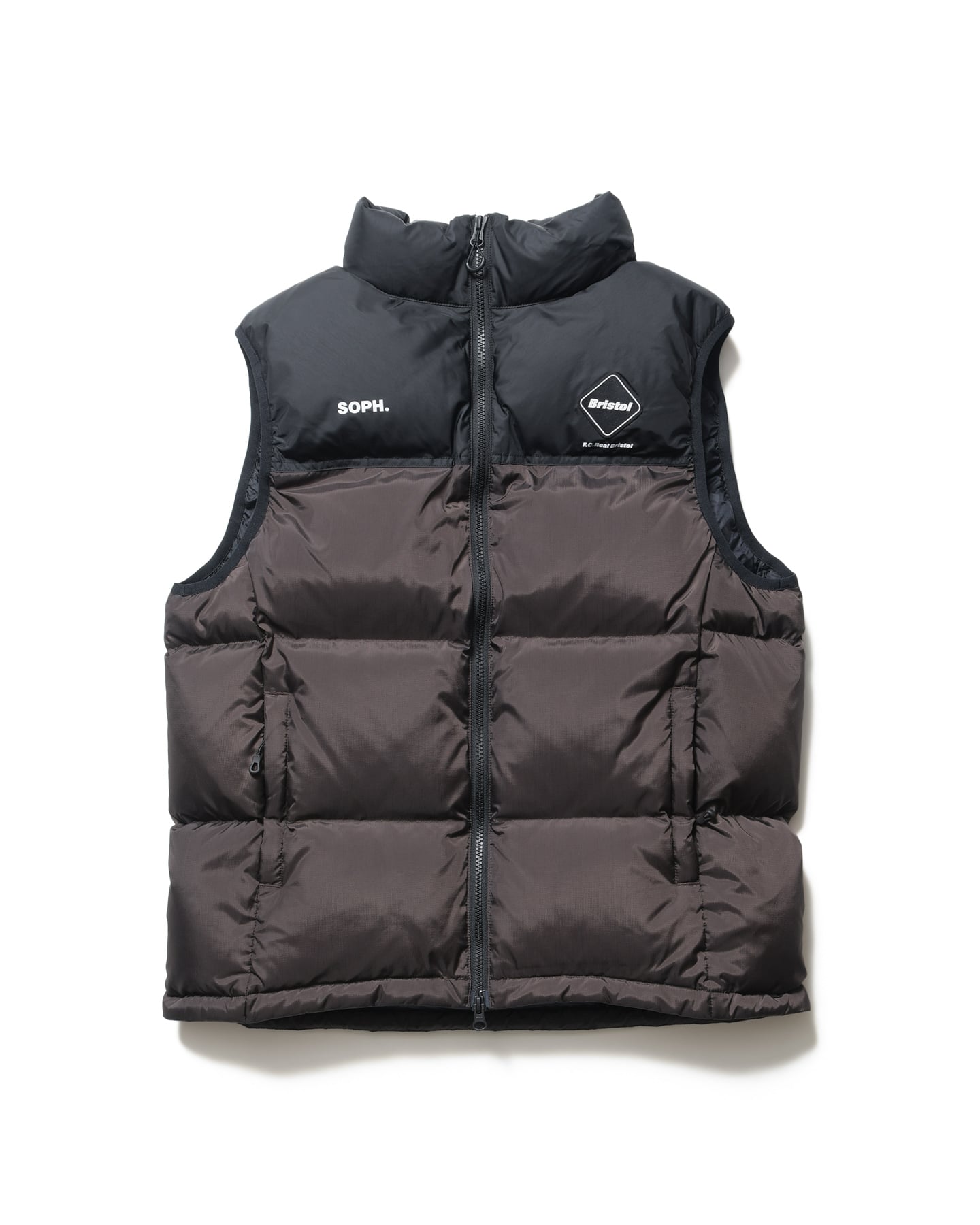 REVERSIBLE DOWN VEST F.C.Real Bristol黒M | www.fleettracktz.com