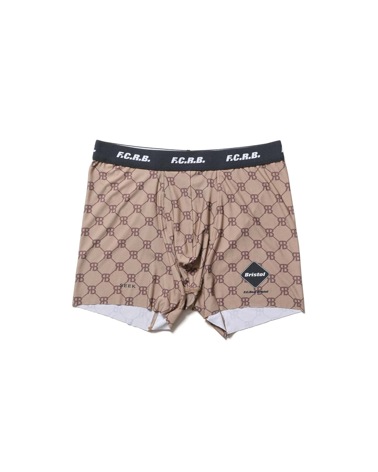 SOPH. | SEEK CUT OFF MONOGRAM BOXER BRIEF(M BEIGE):