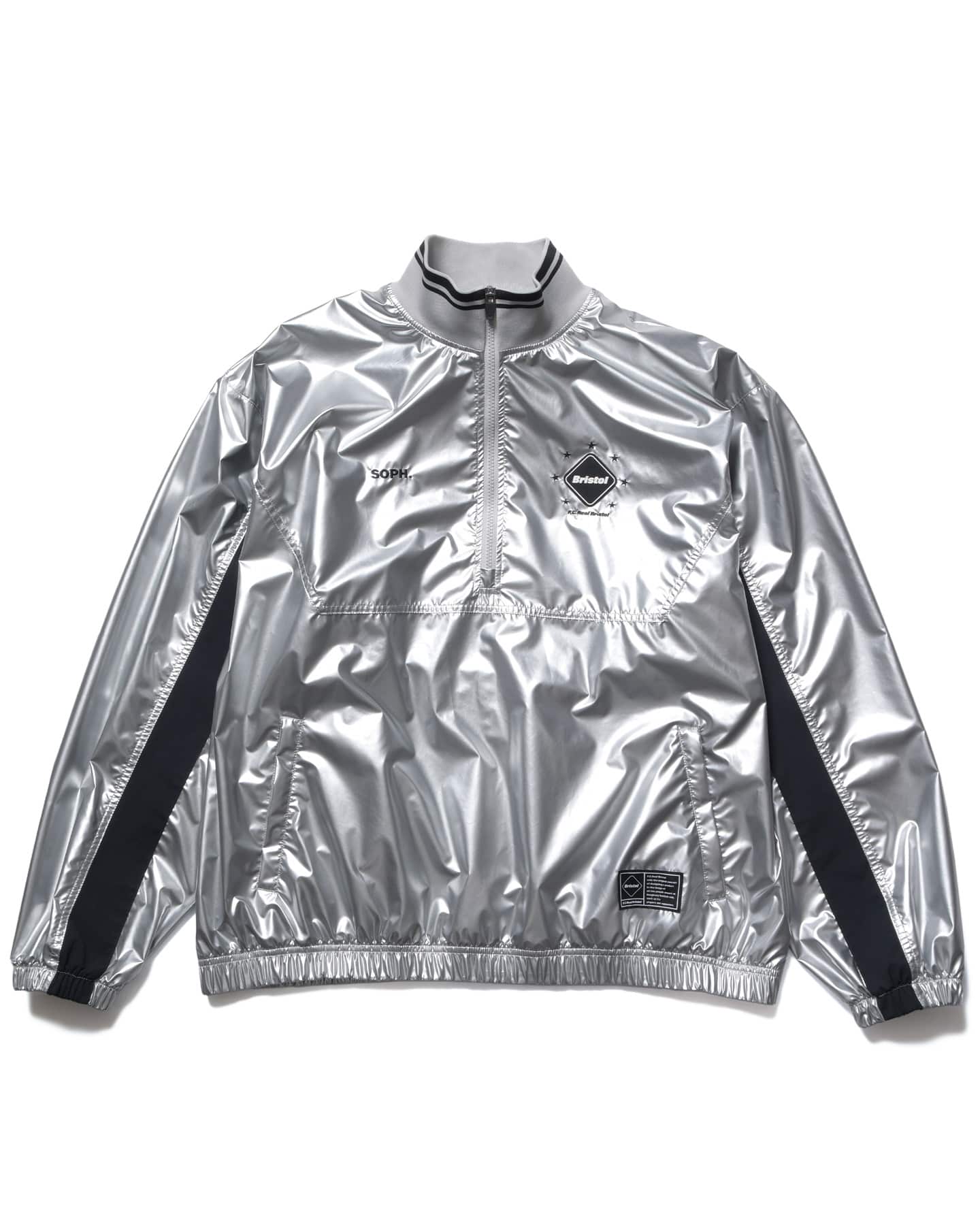 SOPH. | PRACTICE HALF ZIP JACKET(M SILVER):