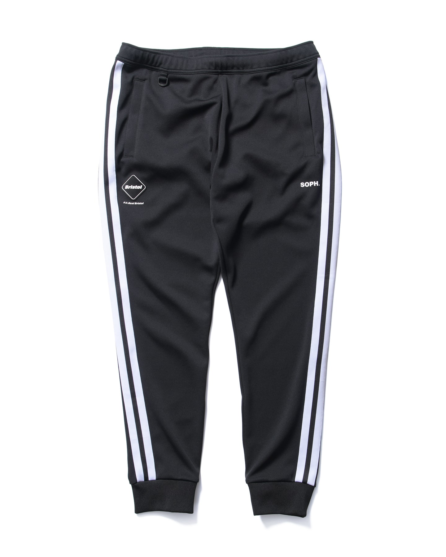 SOPH. | TRAINING TRACK RIBBED PANTS(M BLACK):