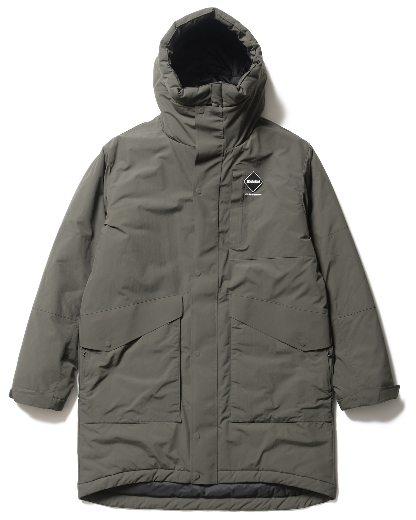 SOPH. | PADDED BENCH COAT(M KHAKI):