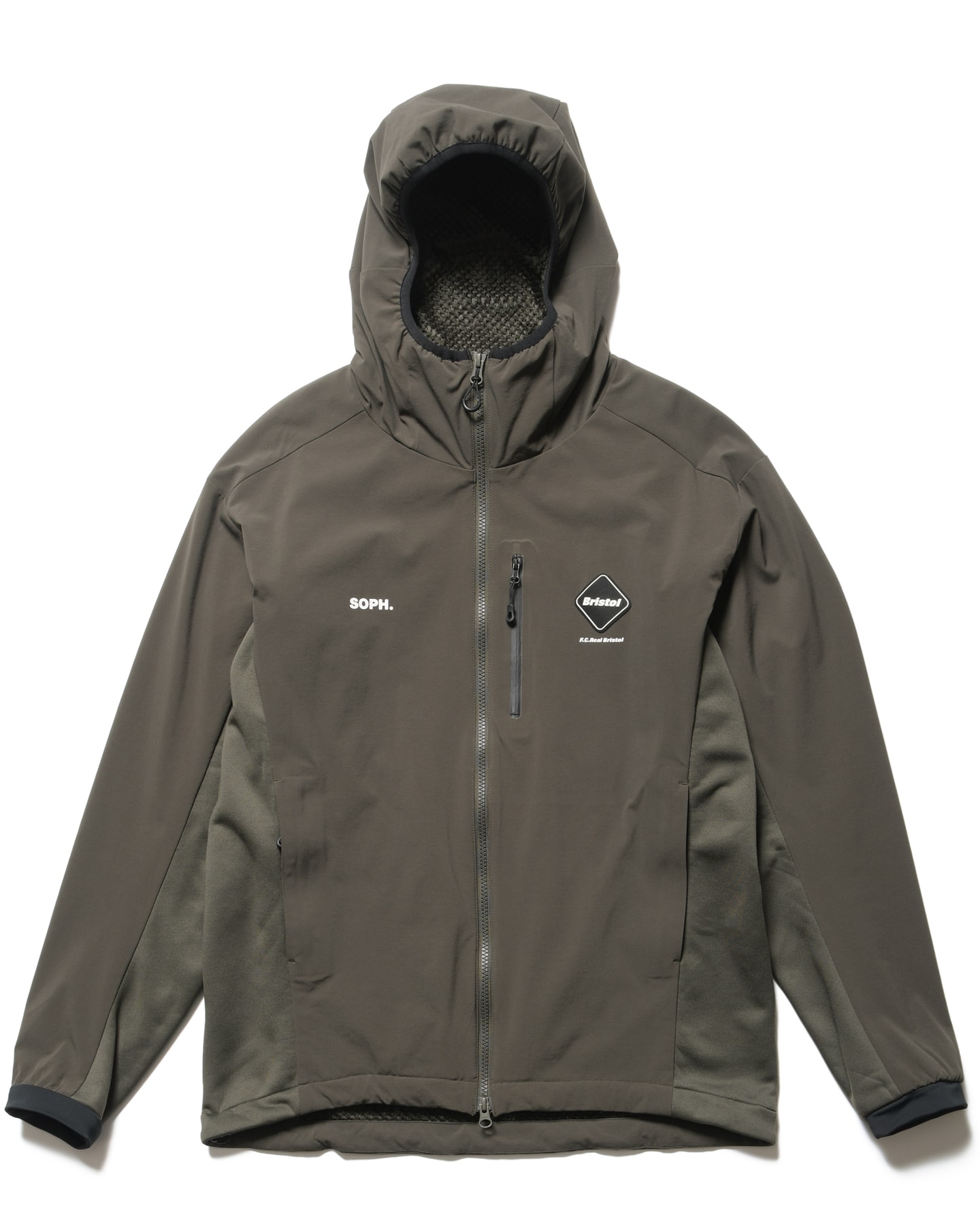 SOPH. | LYCRA HOODED BLOUSON(M KHAKI):