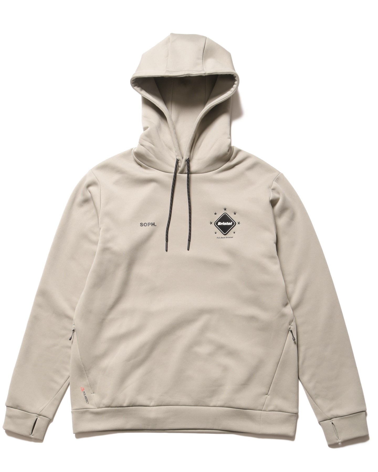 SOPH. | POLARTEC POWER STRETCH TRAINING HOODIE(M BEIGE):