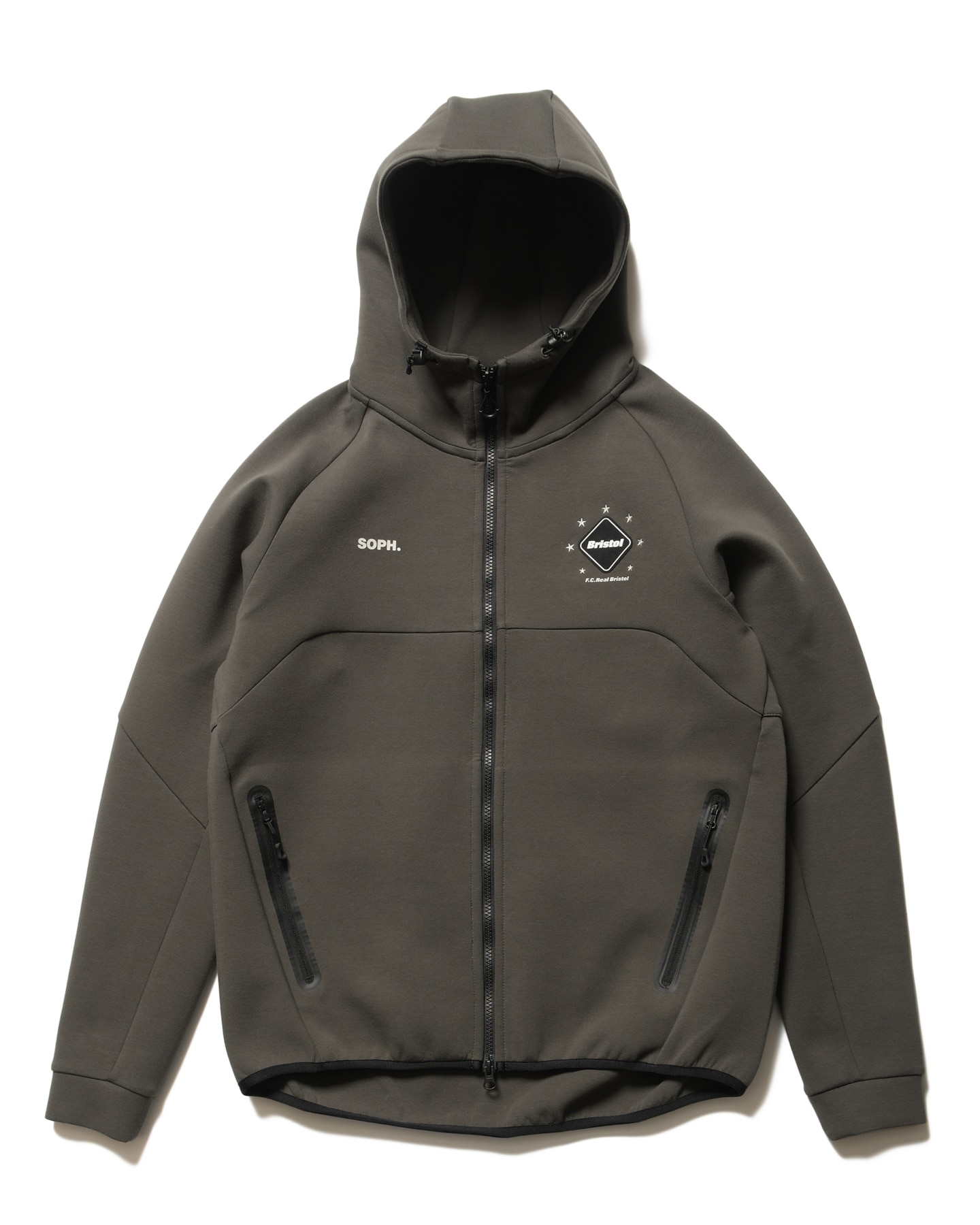 SOPH. | TECH SWEAT VENTILATION HOODIE(M KHAKI):