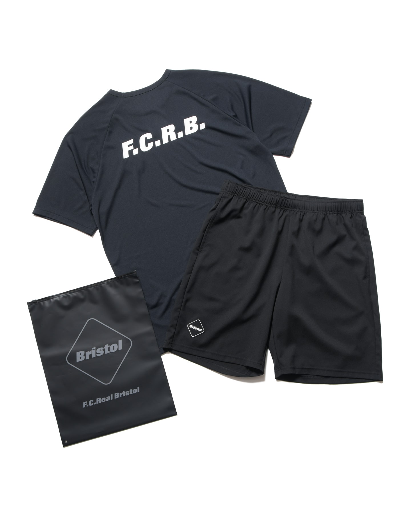 SOPH. | TRAINING S/S TOP & SHORTS(M BLACK):