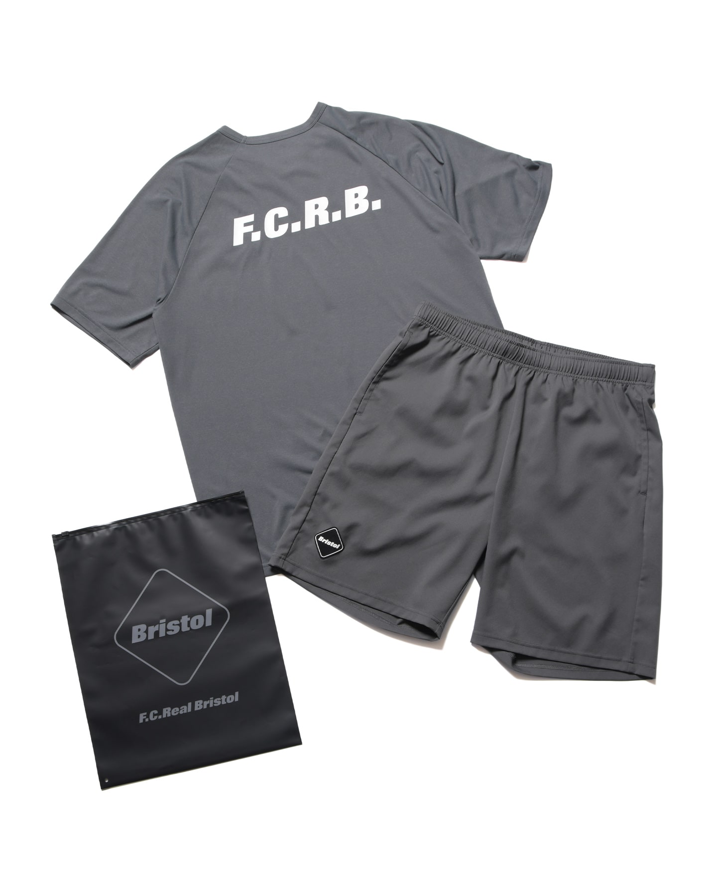 SOPH. | TRAINING S/S TOP & SHORTS(XL GRAY):