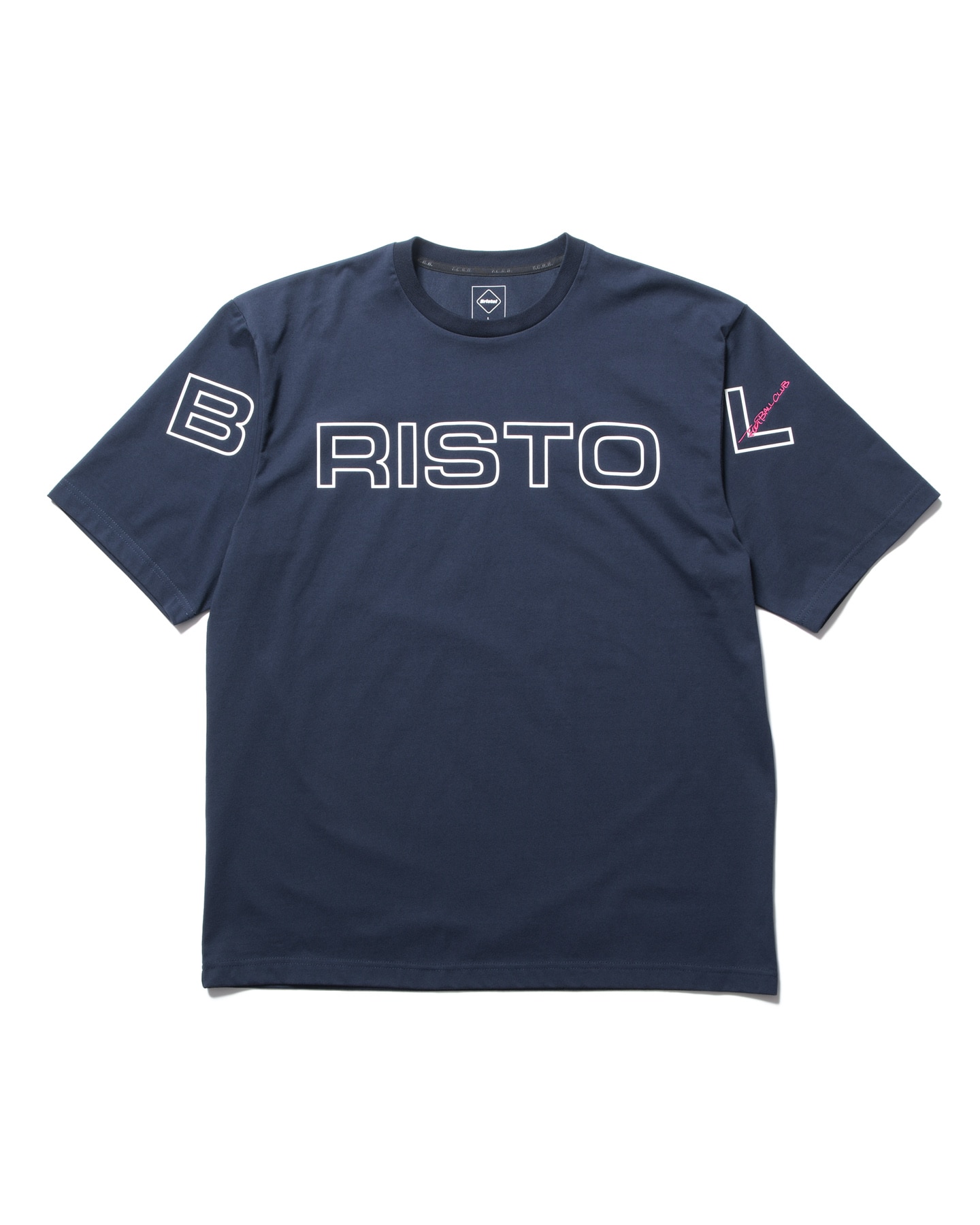 SOPH. | AROUND LOGO BAGGY TEE(M NAVY):