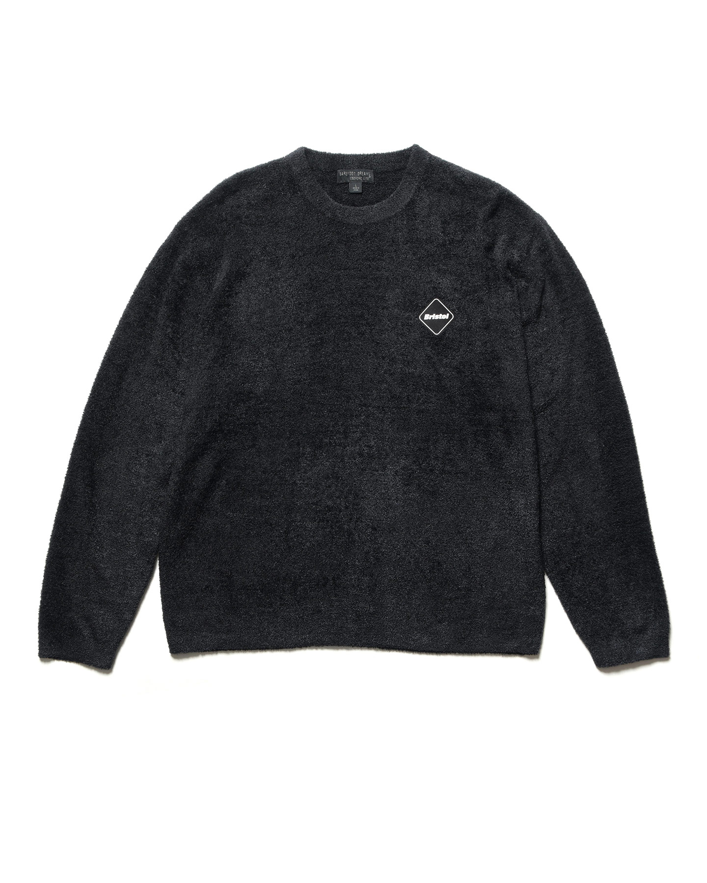 SOPH. | BAREFOOT DREAMS PILE CREWNECK TOP(M BLACK):