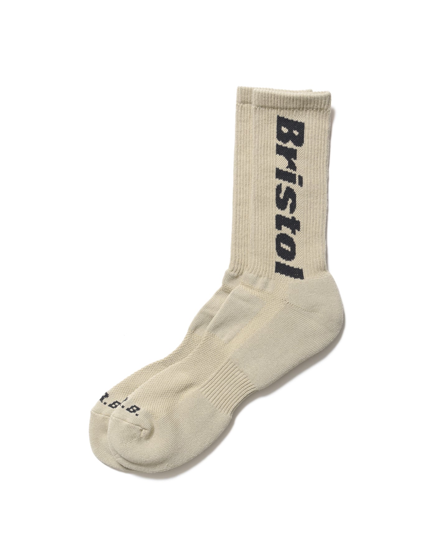 F.C.Real Bristol / Authentic Logo Regular SOCKS / Beige / M (25-27cm) / FCRB / エフシーレアルブリストル