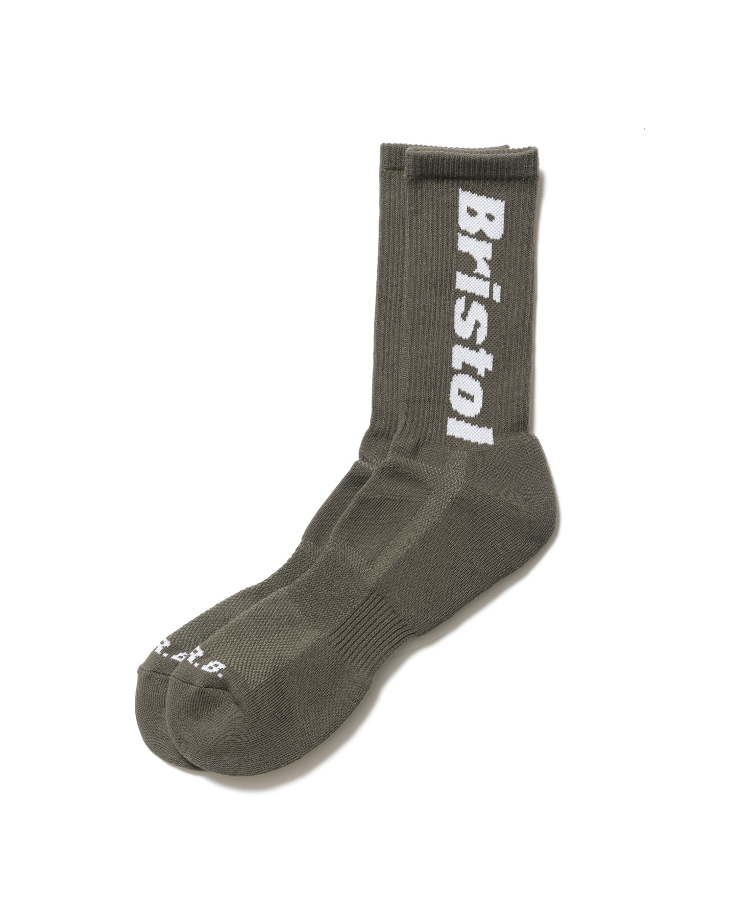 F.C.Real Bristol / Authentic Logo Regular SOCKS / KHAKI / M (25-27cm) / FCRB / エフシーレアルブリストル