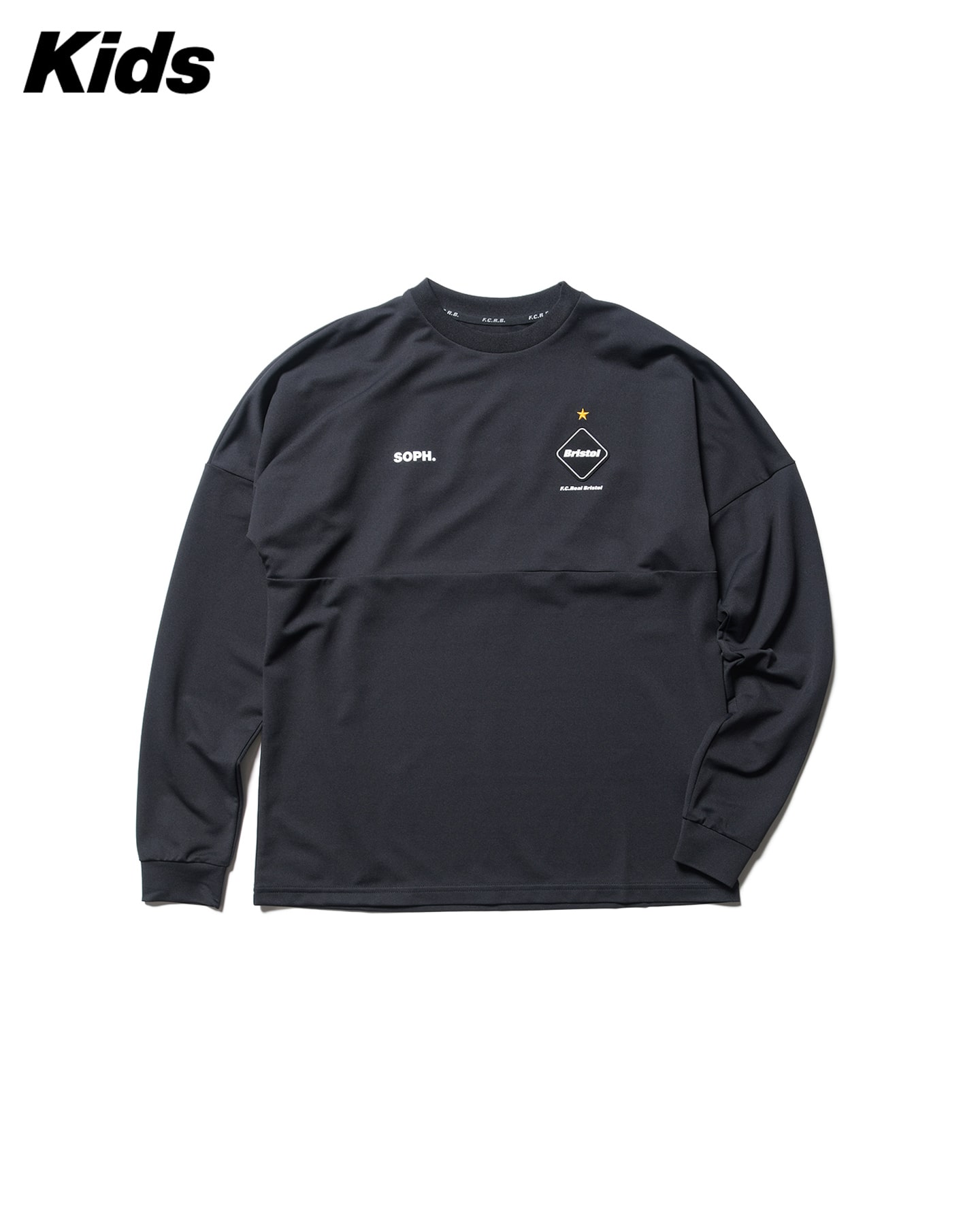 SOPH. | BIG LOGO L/S WIDE TEE(M (120-130) BLACK):