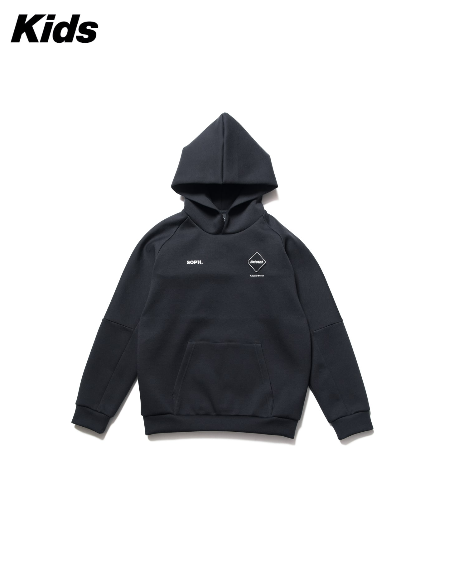 SOPH. | TECH SWEAT BIG LOGO HOODIE(M (120-130) BLACK):