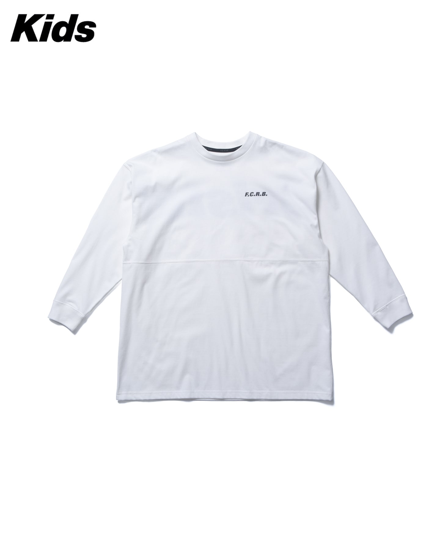 SOPH. | BLURRED BIG LOGO L/S TEAM BAGGY TEE(M (120-130) WHITE):