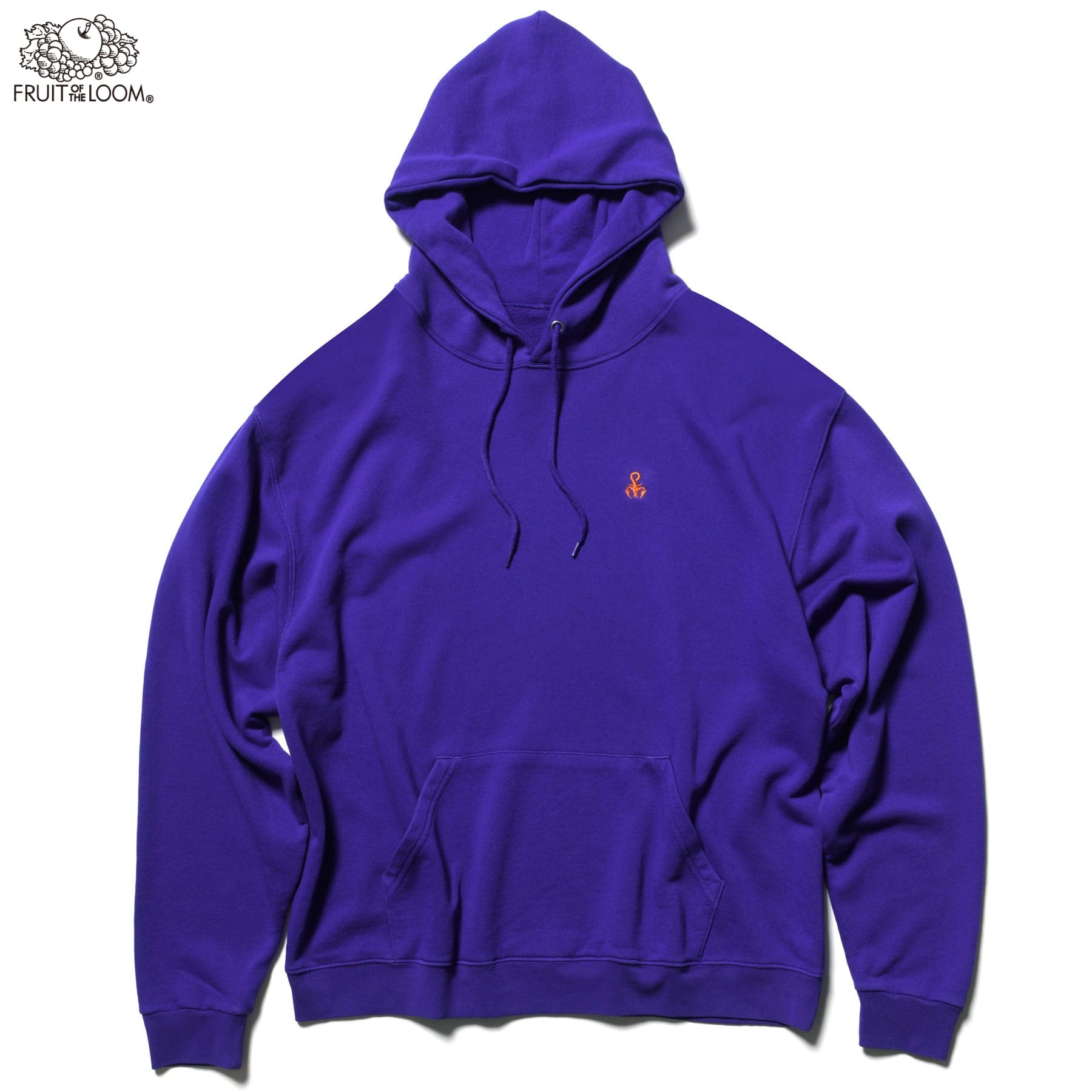 fruit of the loom purple sweatshirt