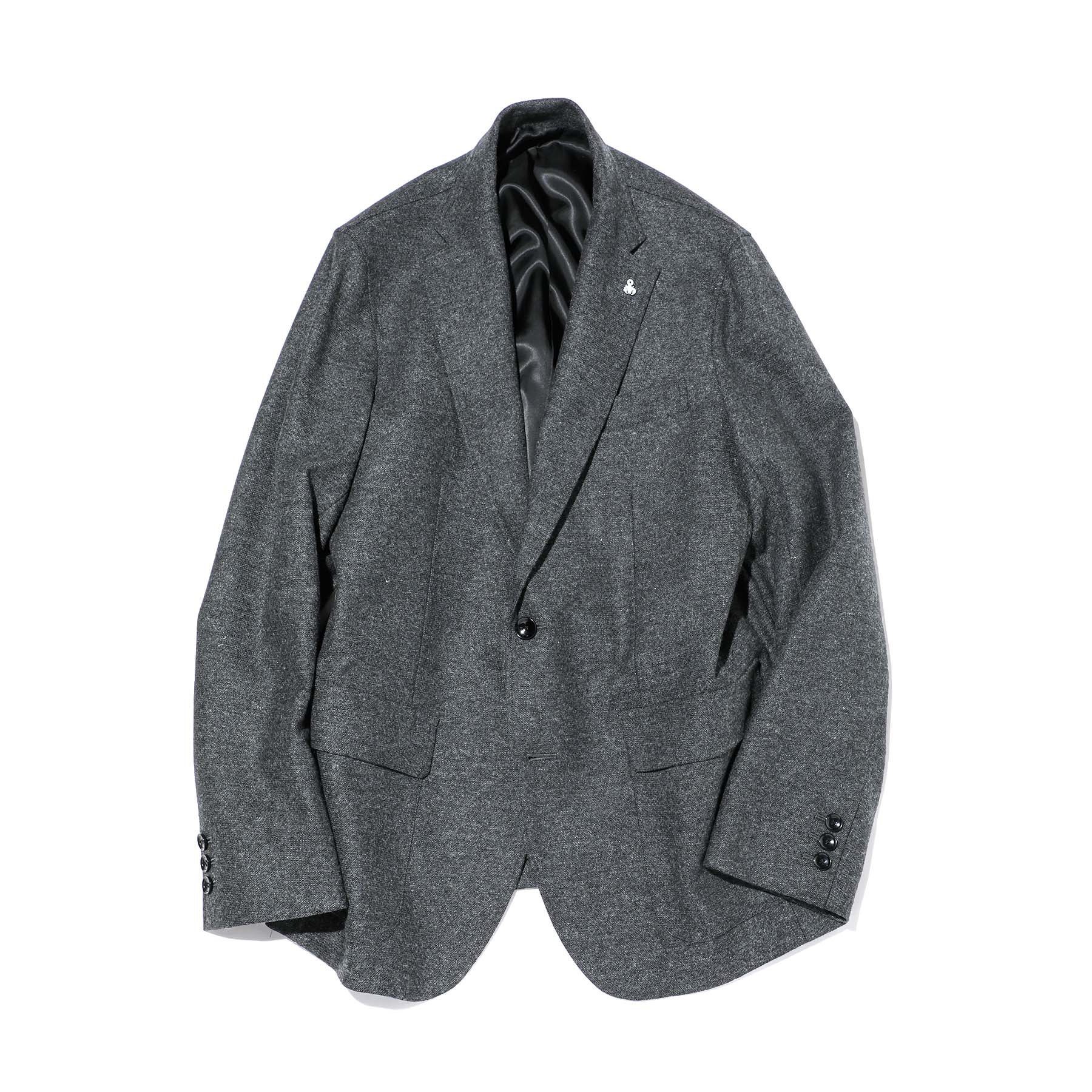 SOPH. | HOME SPUN 2BUTTON JACKET(L CHARCOAL GRAY):