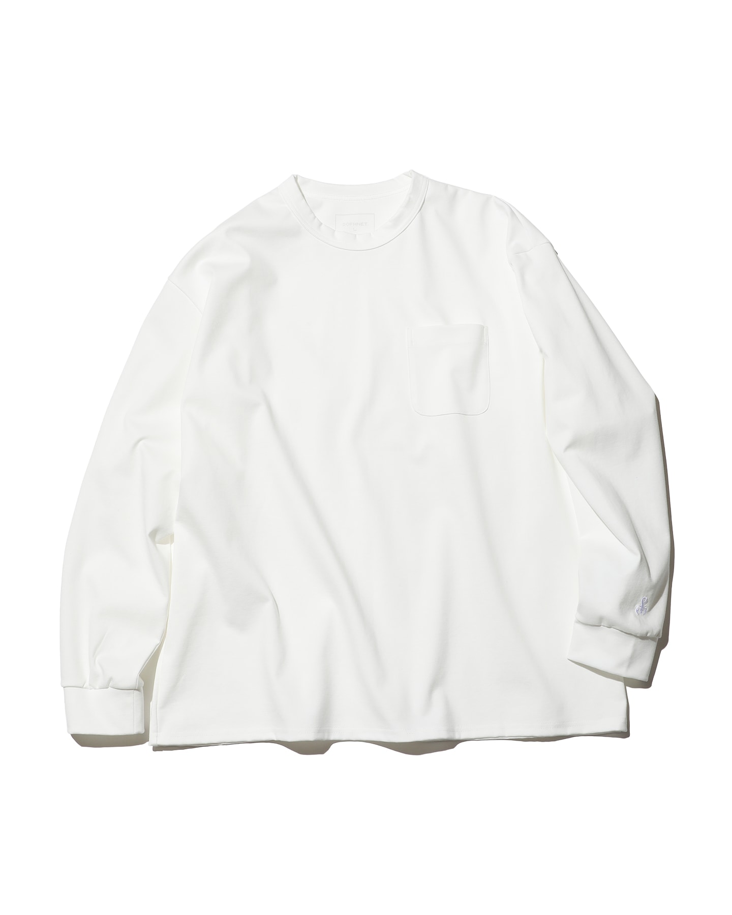 SOPHNET. BAGGY L/S POCKET TEE WHITE/L | aluminiopotiguar.com.br