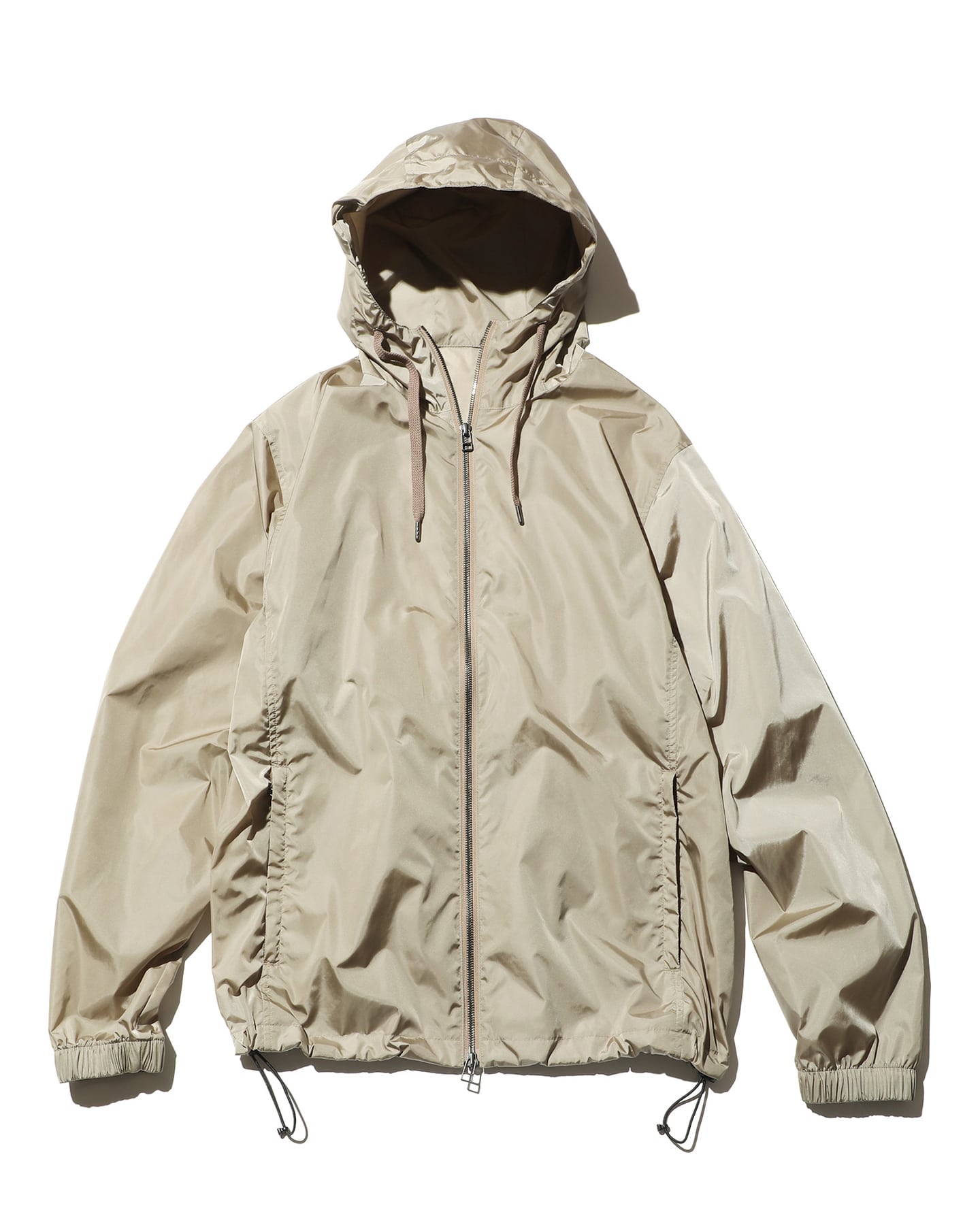 LIMONTA NYLON HOODED JACKET(M BEIGE) - SOPH.