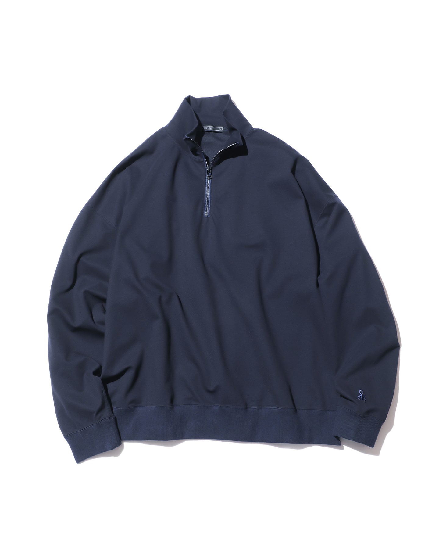 SOPH. | HALF ZIP SUPER BAGGY TOP(M NAVY):