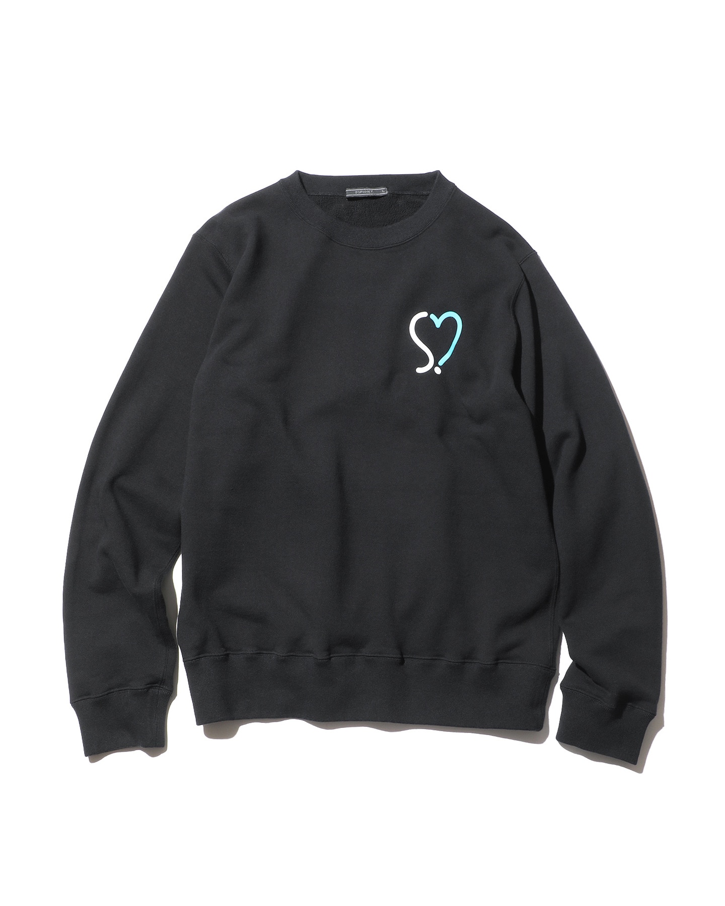 SOPH. | HEART CREWNECK SWEAT(M BLACK):