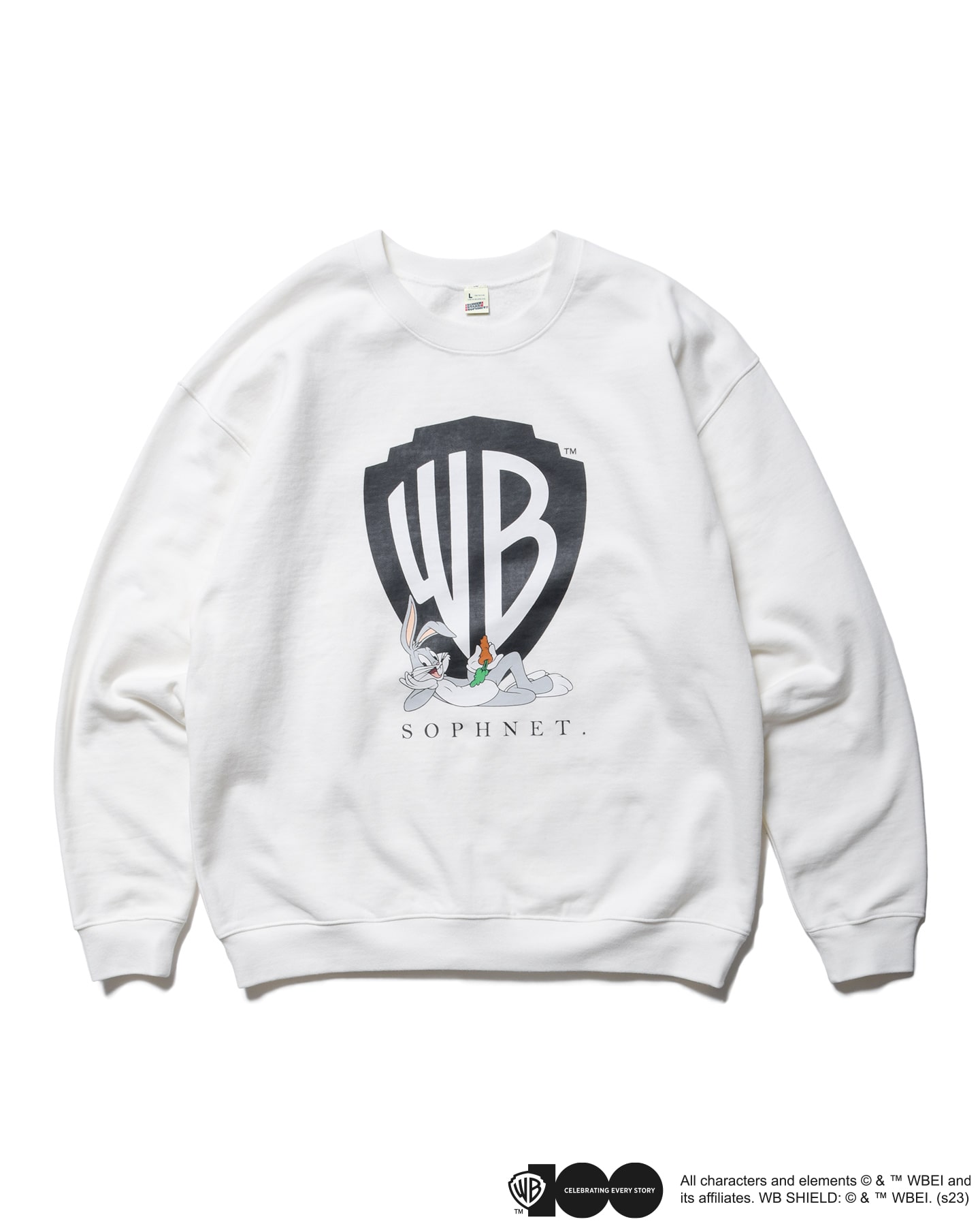 SOPH. | LOONEY TUNES CREWNECK SWEAT(M WHITE):