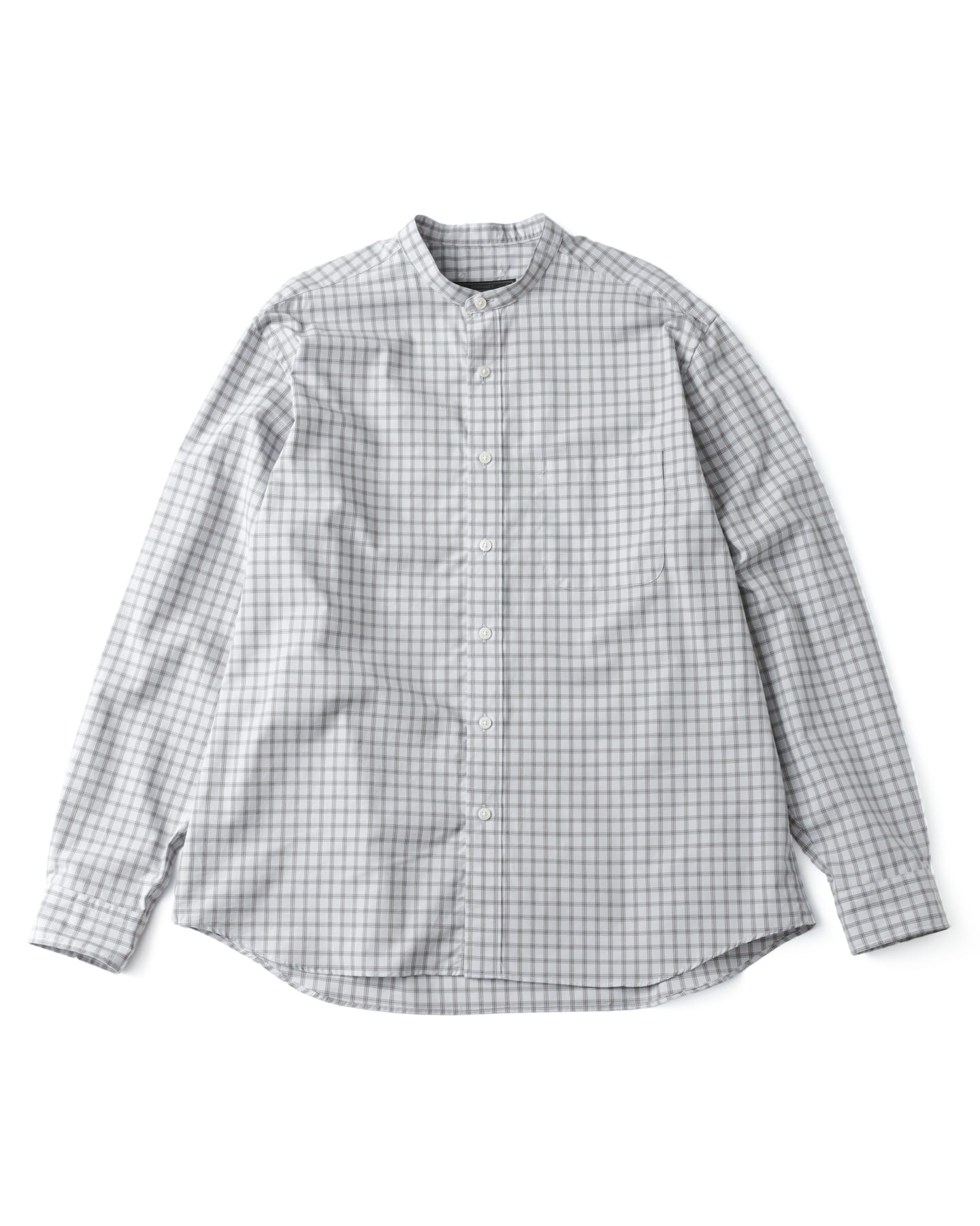 BAND COLLAR SHIRT(XL LIGHT GRAY) - SOPH.