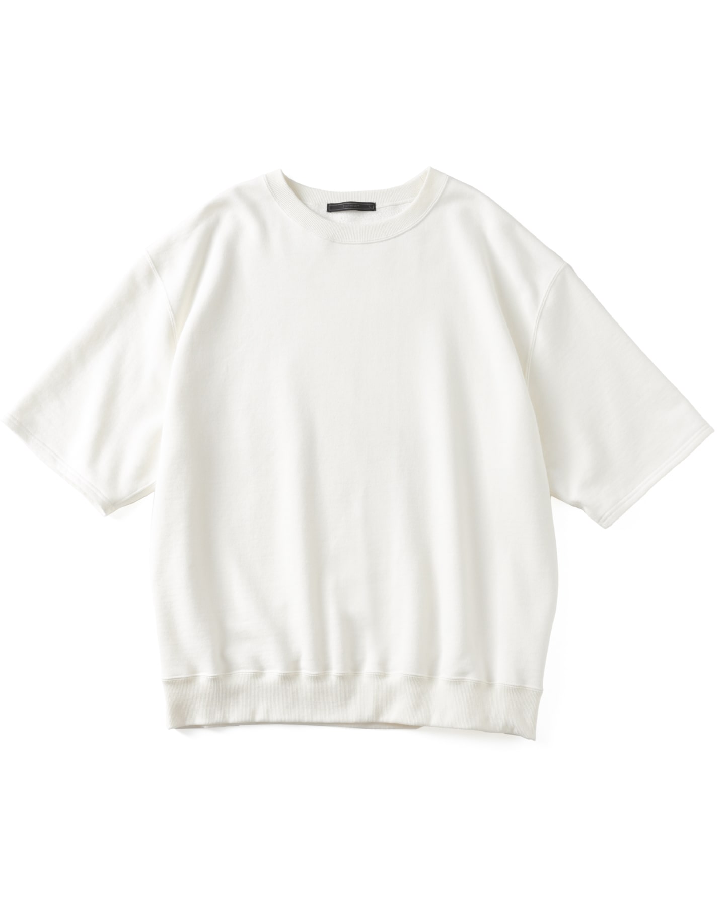 COTTON CASHMERE S/S BAGGY SWEAT-