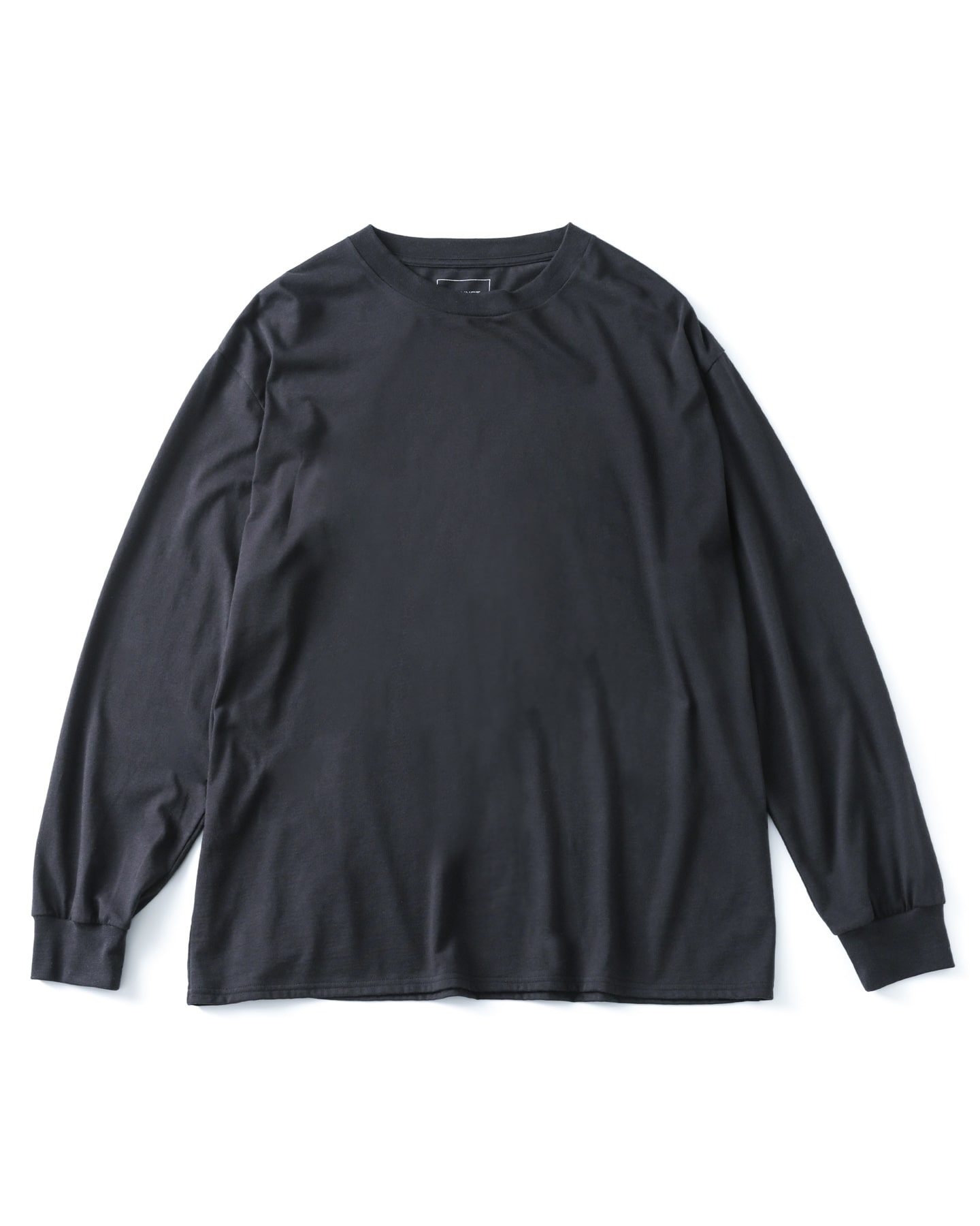 SOPH. | SUPIMA CASHMERE L/S BAGGY TEE(M BLACK):