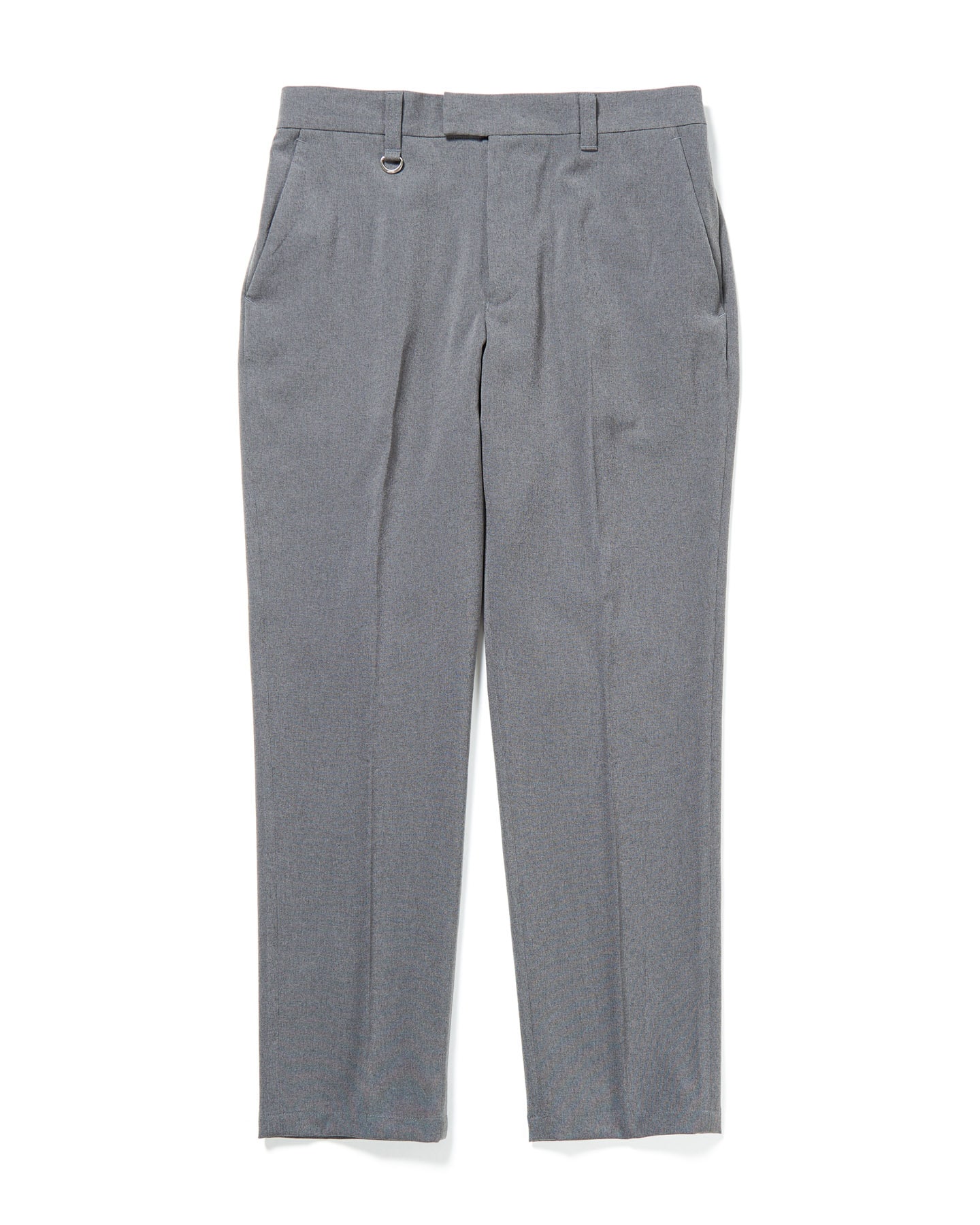 SOPH. | SHIRRING SLIM FIT SLACKS(M CHARCOAL GRAY):