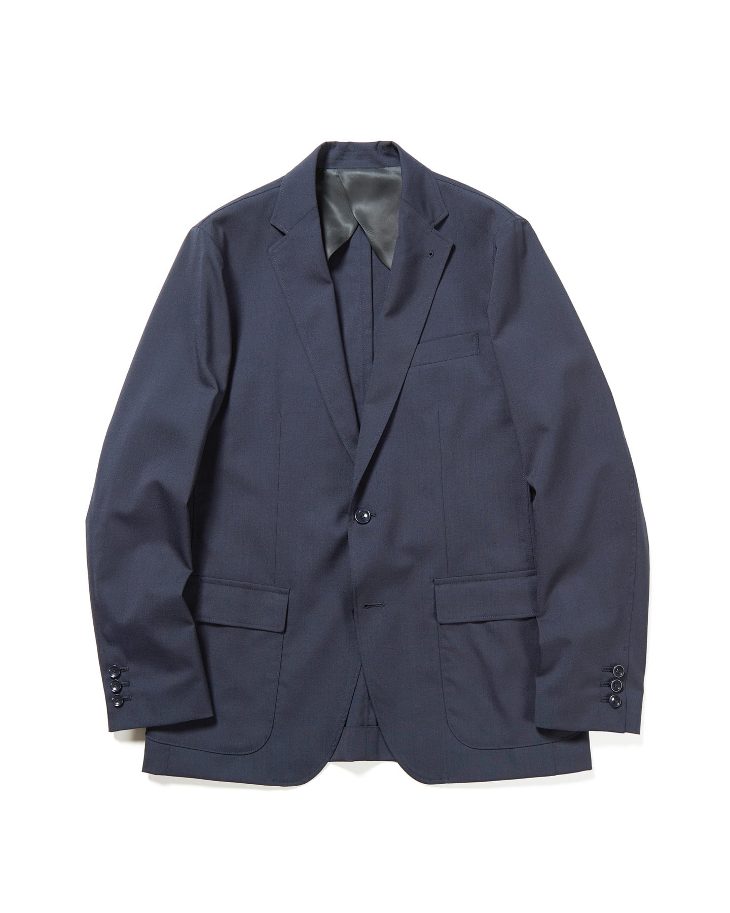 SOPH. | SUMMER STRETCH WOOL STANDARD 2BUTTON JACKET(M NAVY):