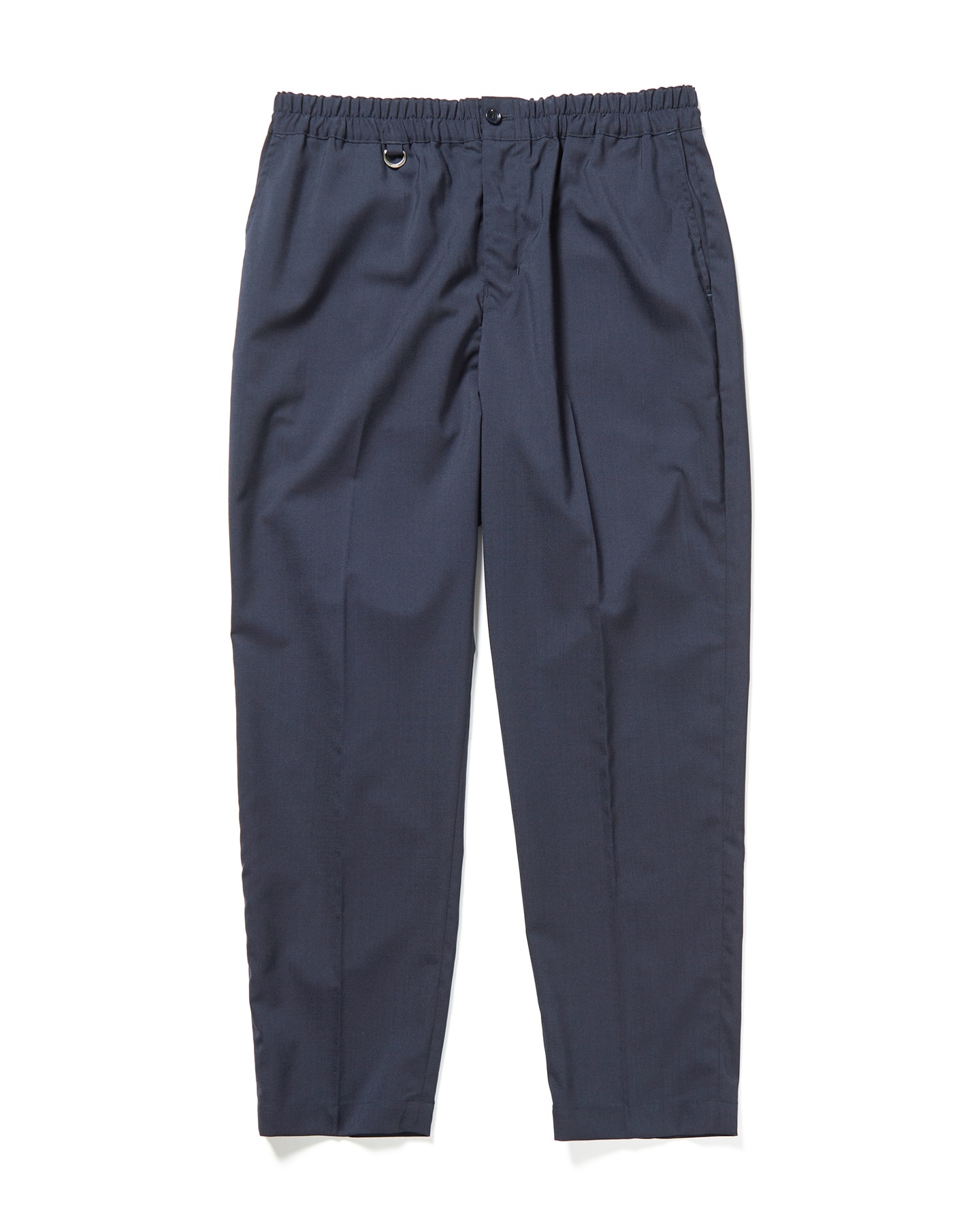 SOPH. | SUMMER STRETCH WOOL TAPERED EASY PANTS(XL NAVY):