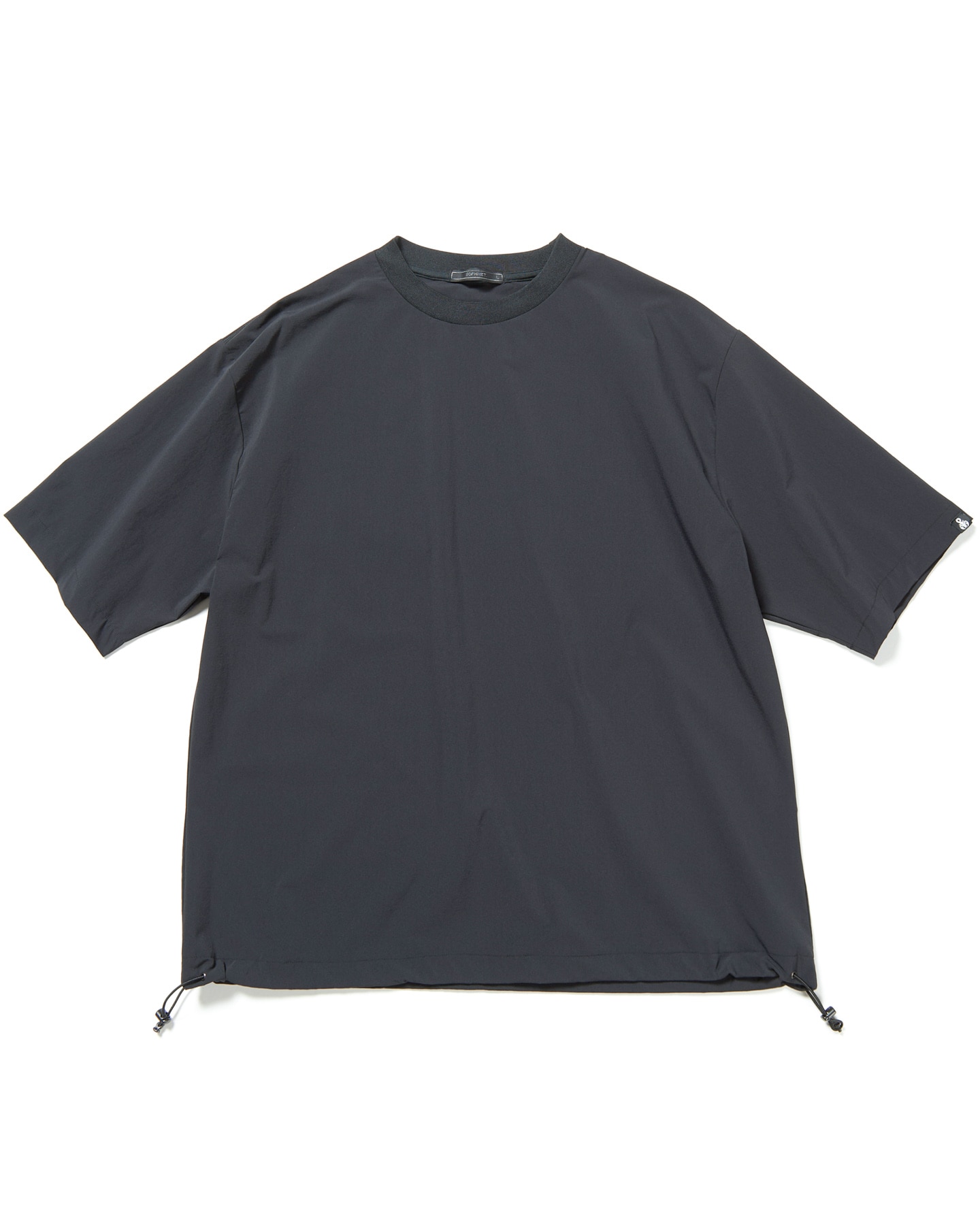 SOPH. | 2WAY STRETCH HEM CORD S/S BAGGY TOP(XL BLACK):