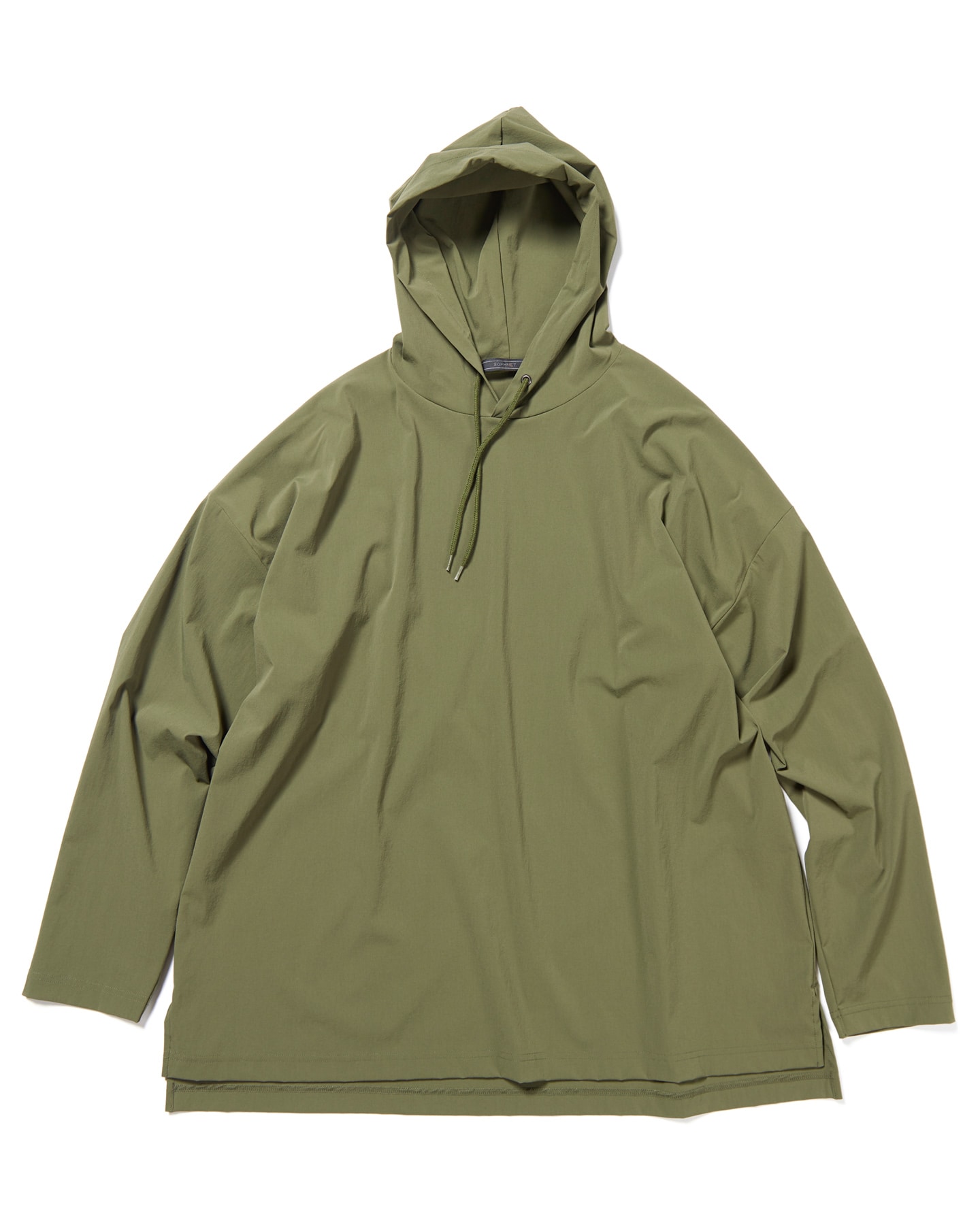 SOPH. | 4WAY STRETCH OVERSIZED PULLOVER HOODIE(M KHAKI):