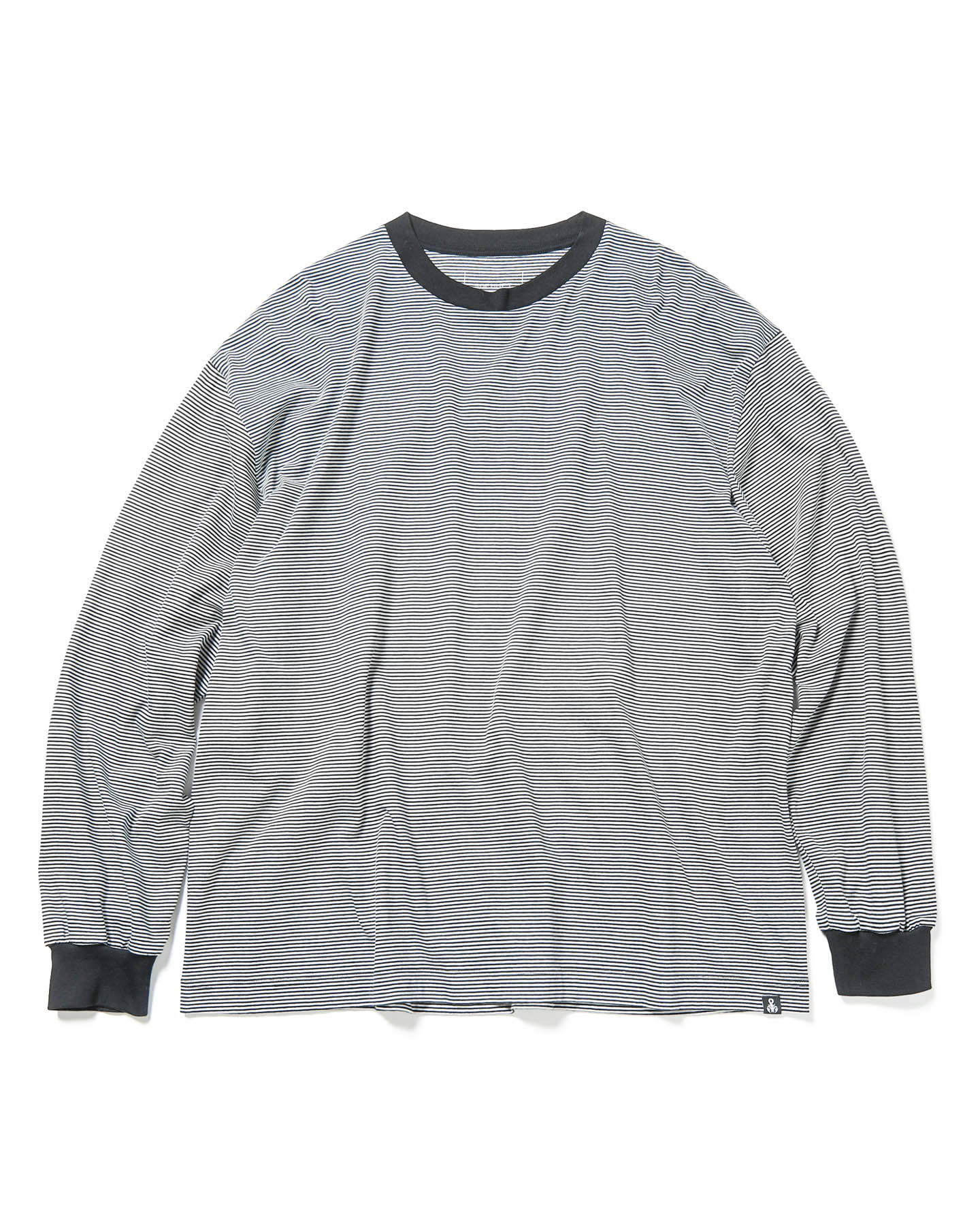 SOPH. | ALBINI ORGANIC BORDER L/S TEE(M BLACK):