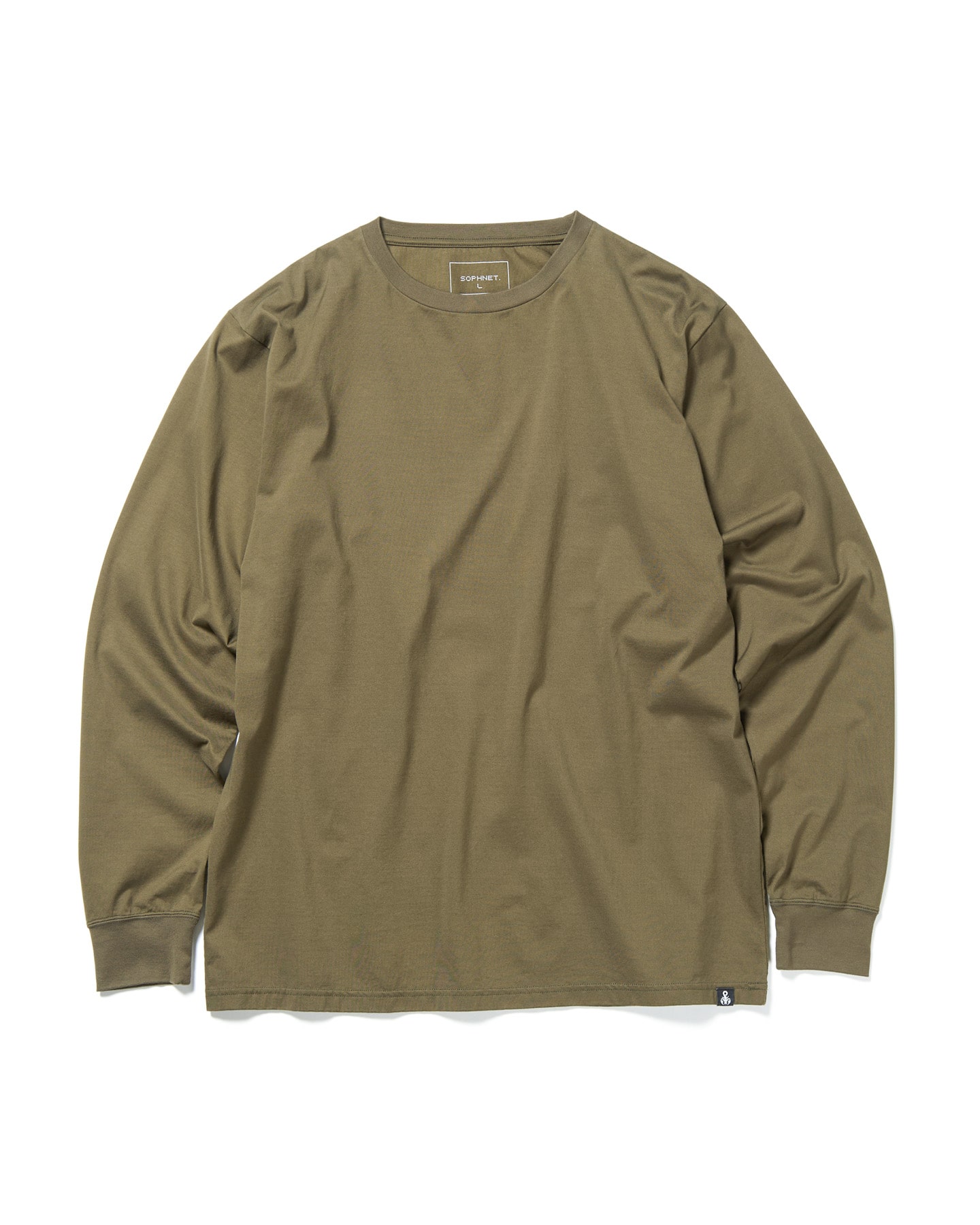 SOPH. | ESSENTIAL L/S TEE(M KHAKI):