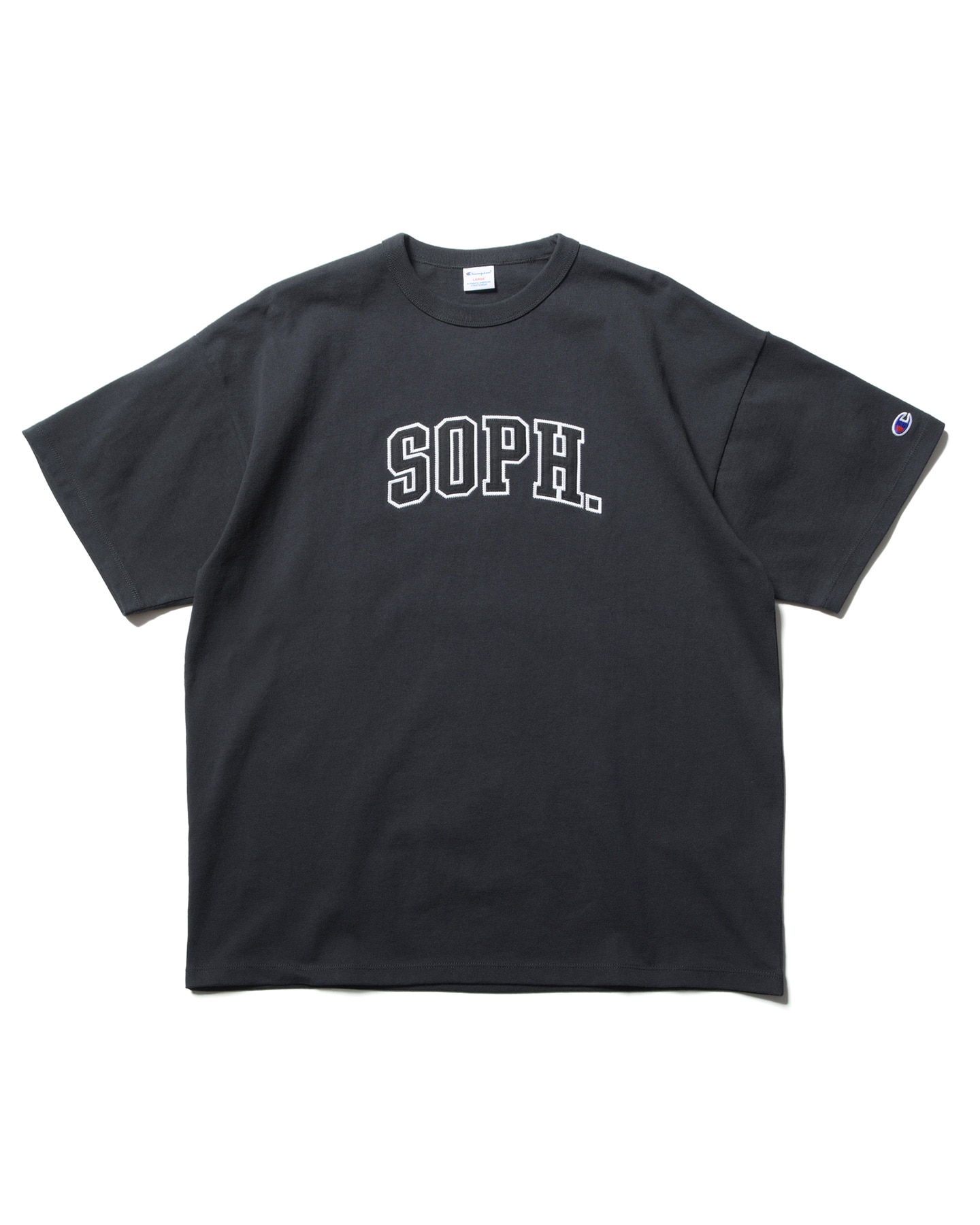 SOPH. | Champion CREWNECK TEE(M BLACK):