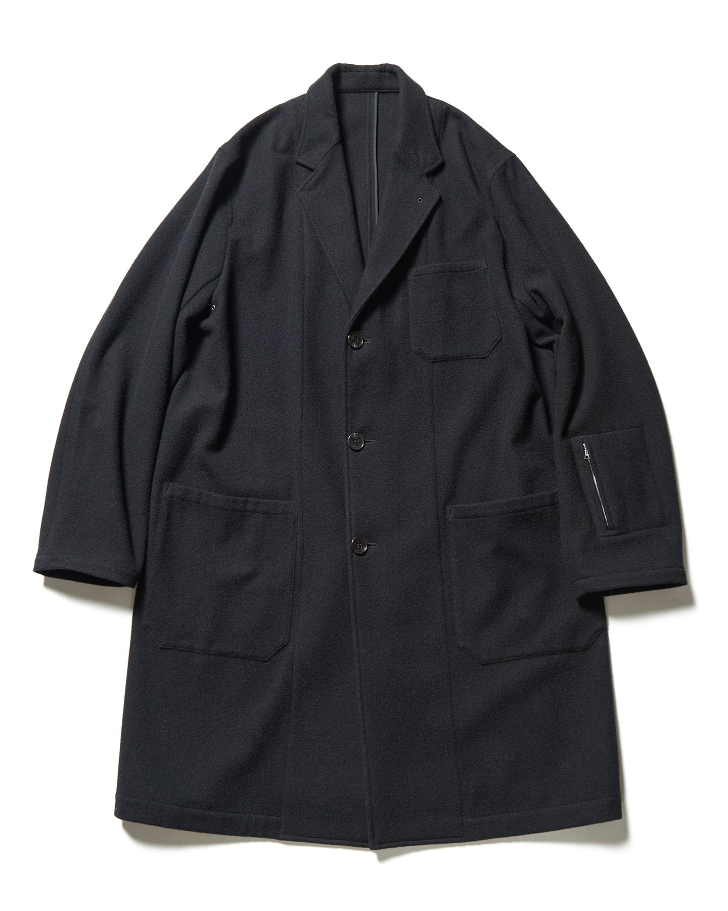 SOPH. | WOOL MOSSER WORK COAT(M BLACK):