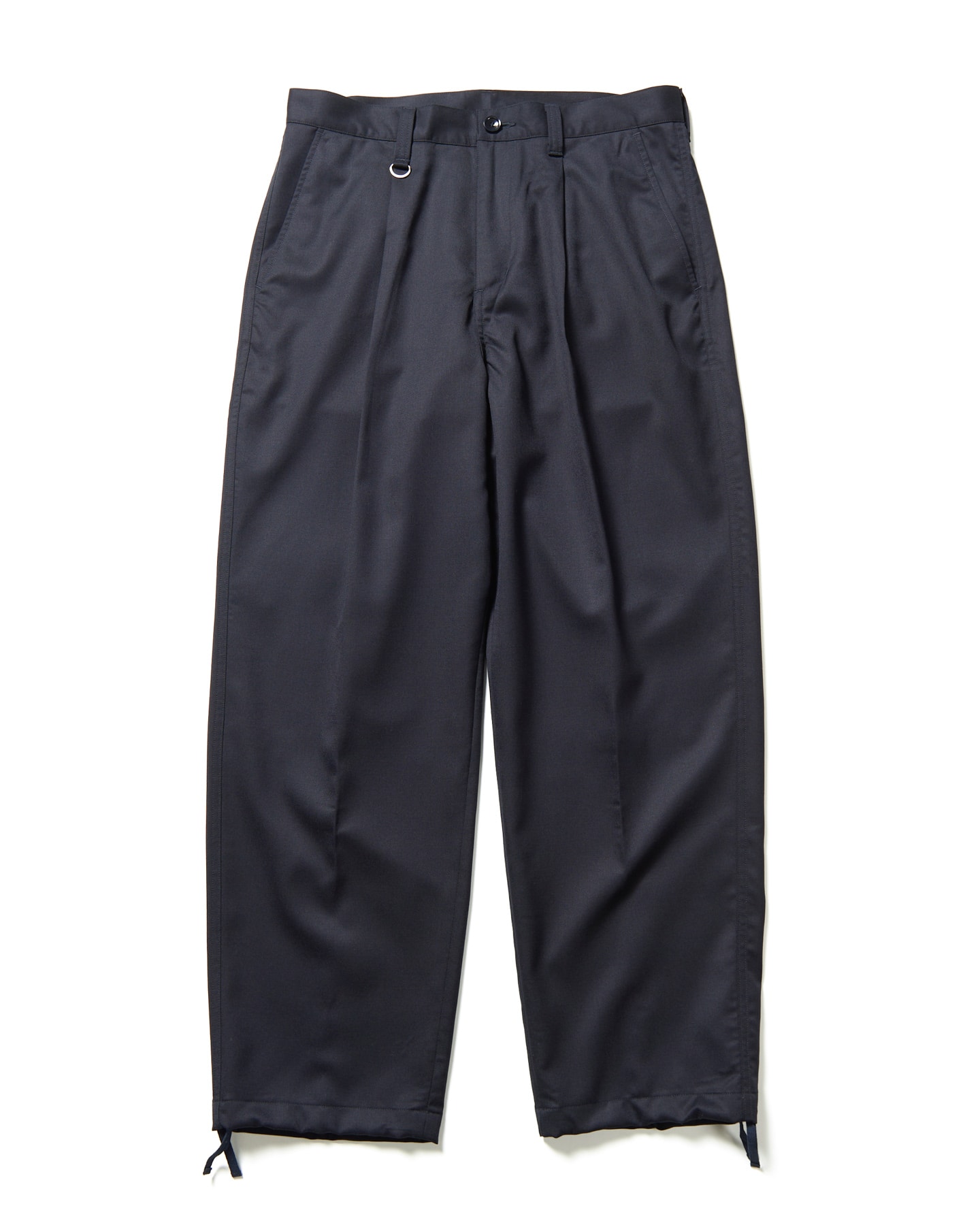 SOPH. | SUPER 100'S WOOL 1TUCK WIDE TAPERED PANTS(M NAVY):