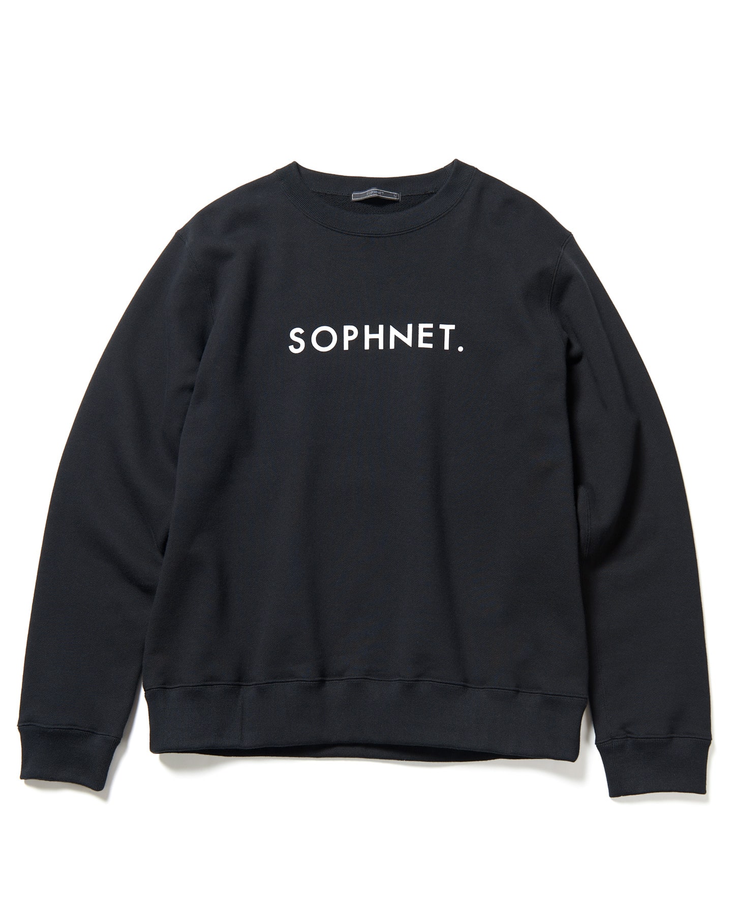 SOPH. | SOPHNET. LOGO CREWNECK SWEAT(M BLACK):