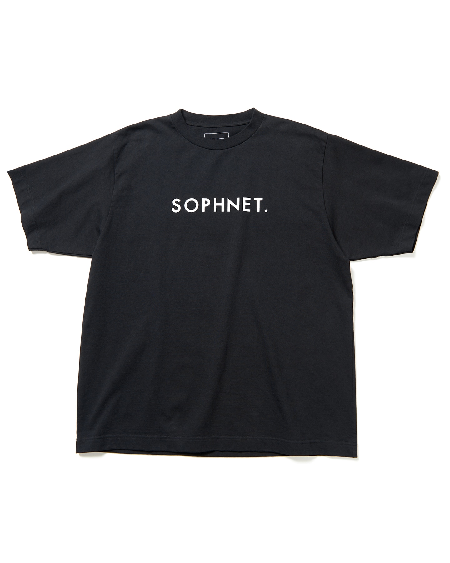 SOPHNET. LOGO WIDE TEE(M BLACK) - SOPH.