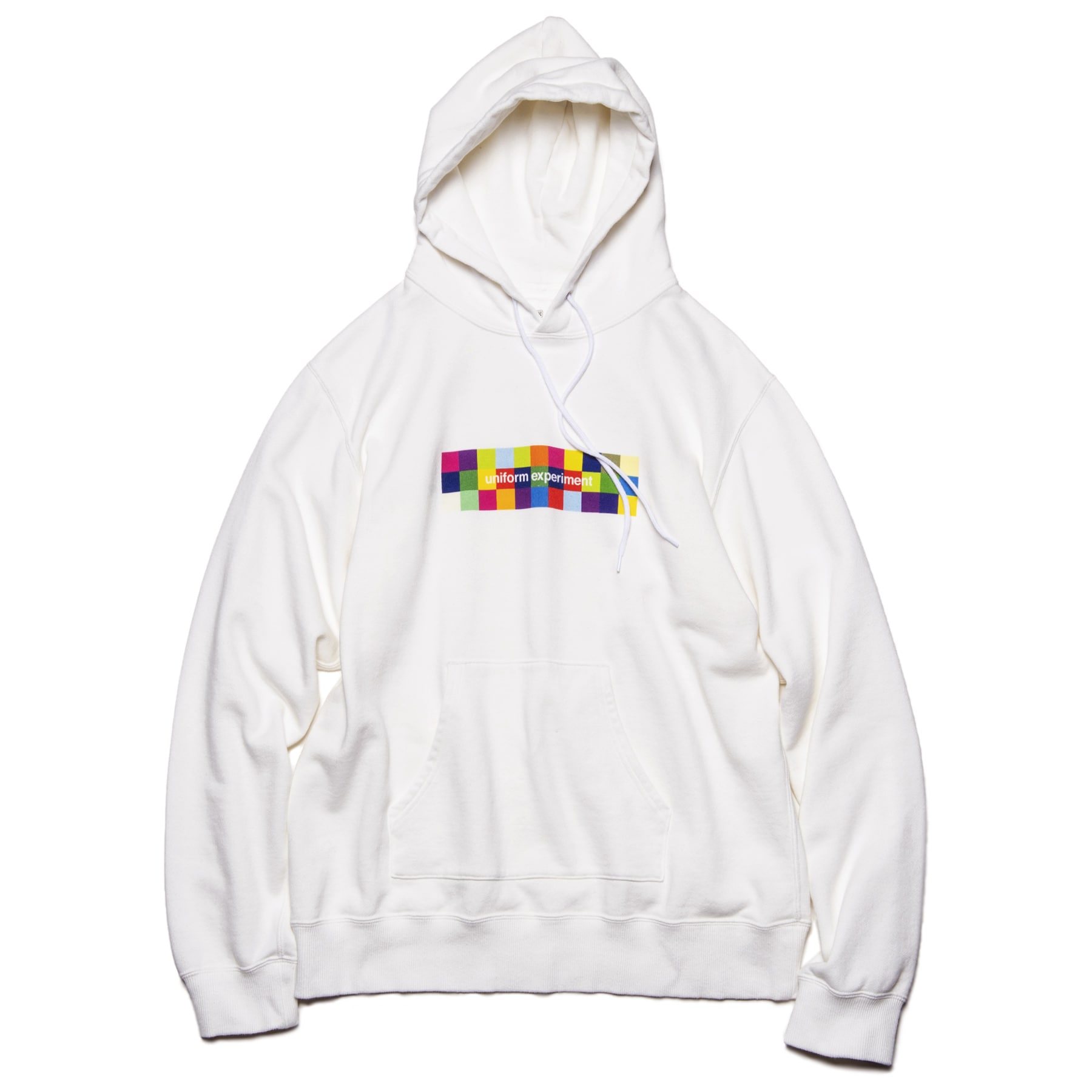 white box logo hoodie