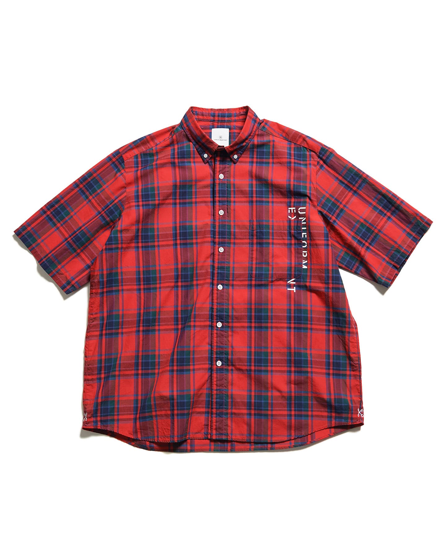 SOPH. | CHECK S/S BIG B.D SHIRT(2 RED):