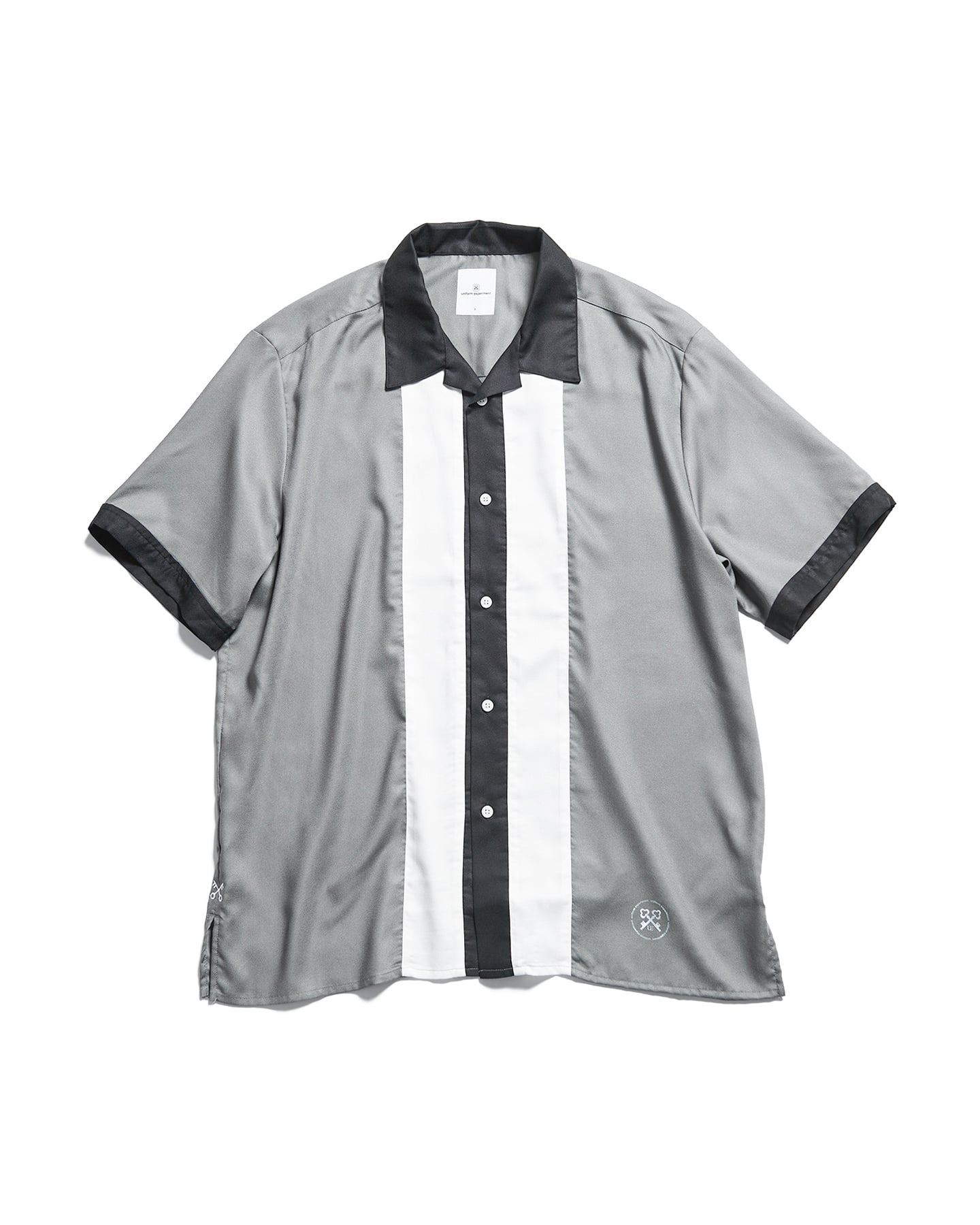 SOPH. | WASHABLE RAYON S/S OPEN COLLAR SHIRT(2 GRAY):